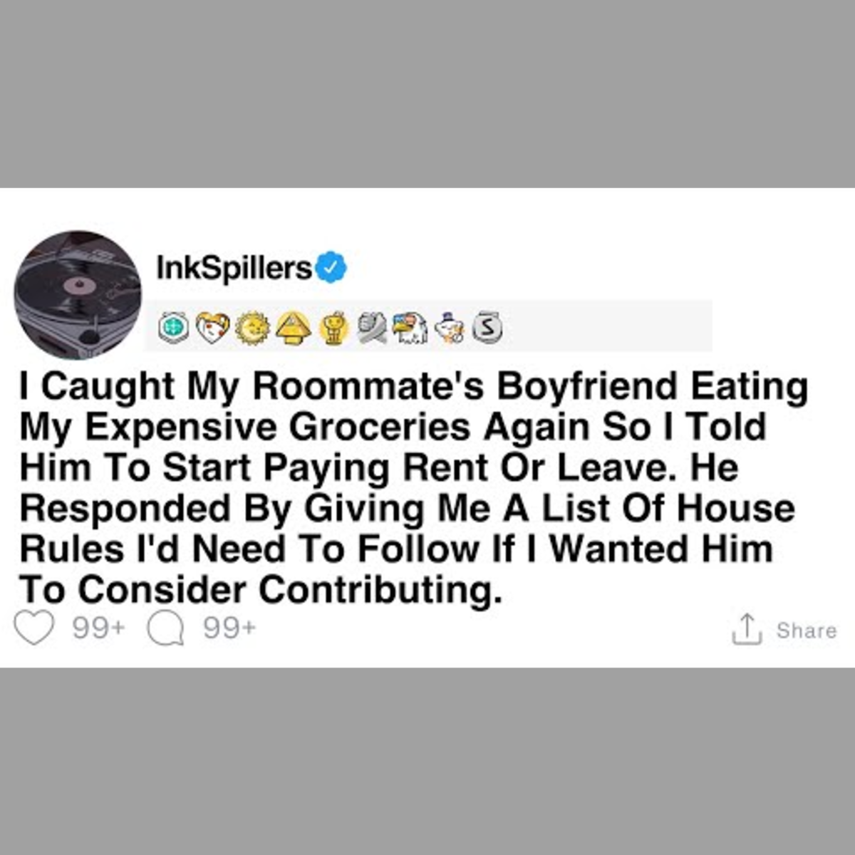 Confronting My Roommate's Boyfriend on My Groceries