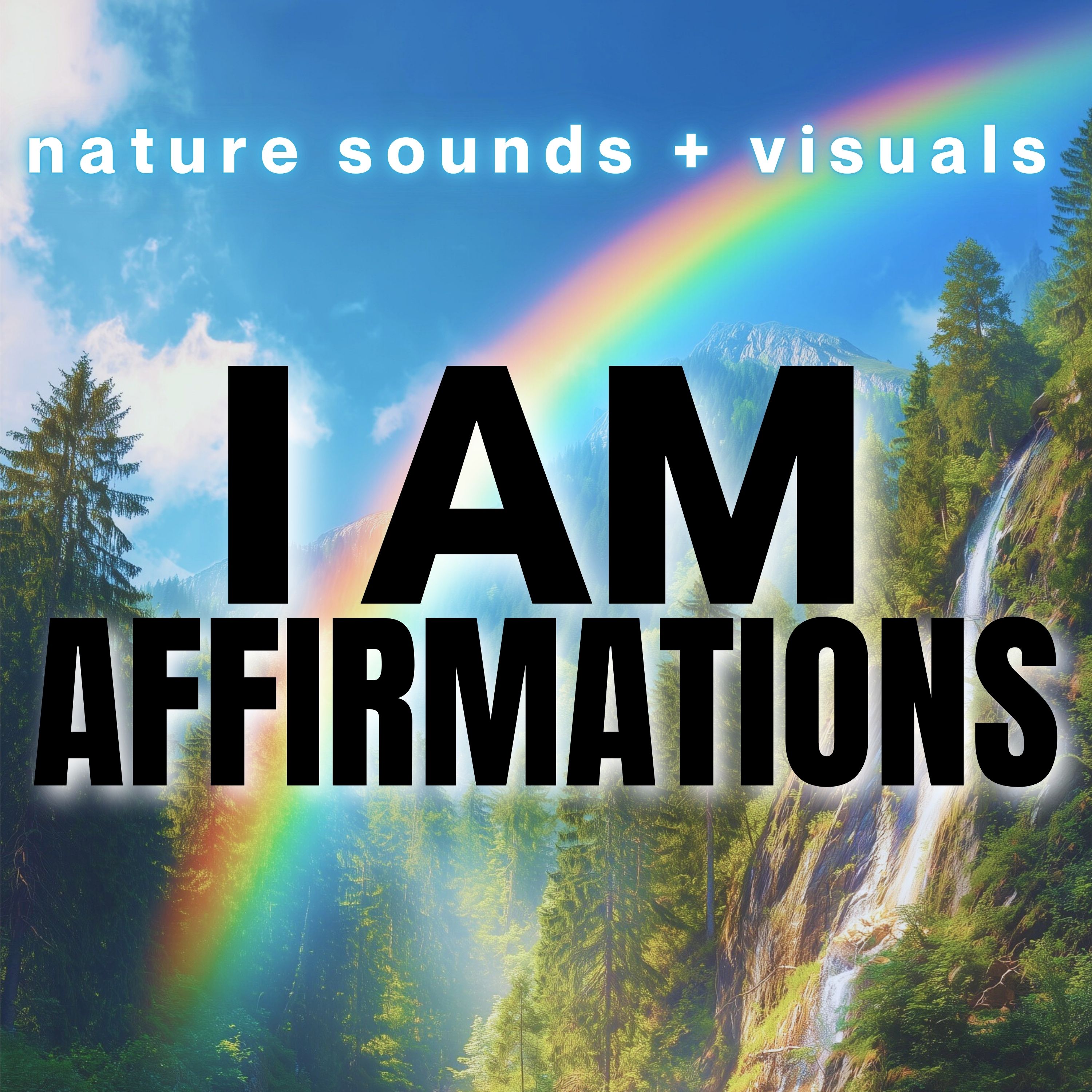 Positive I Am Affirmations | Calming Nature Sounds