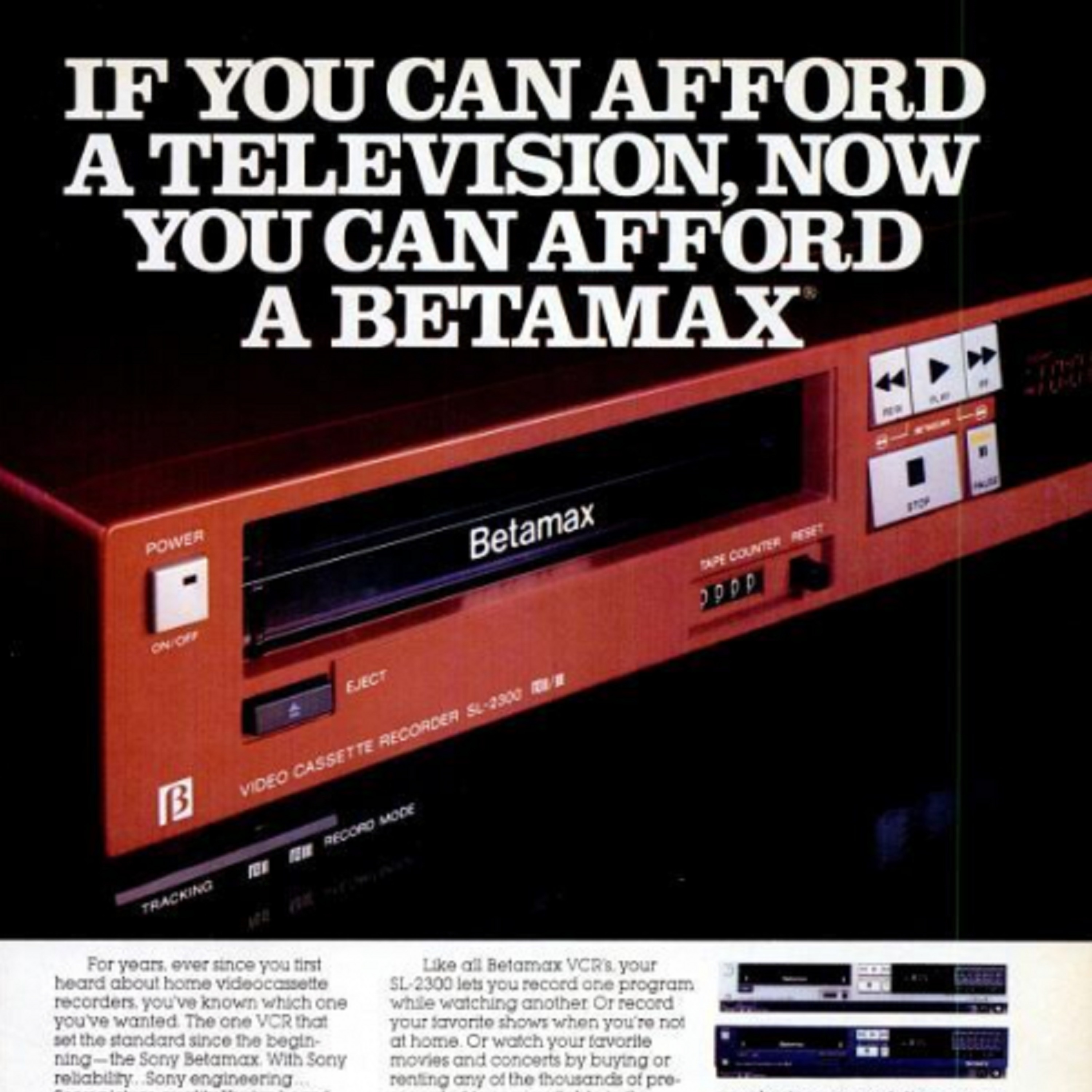 Sony’s Betamax Blunder