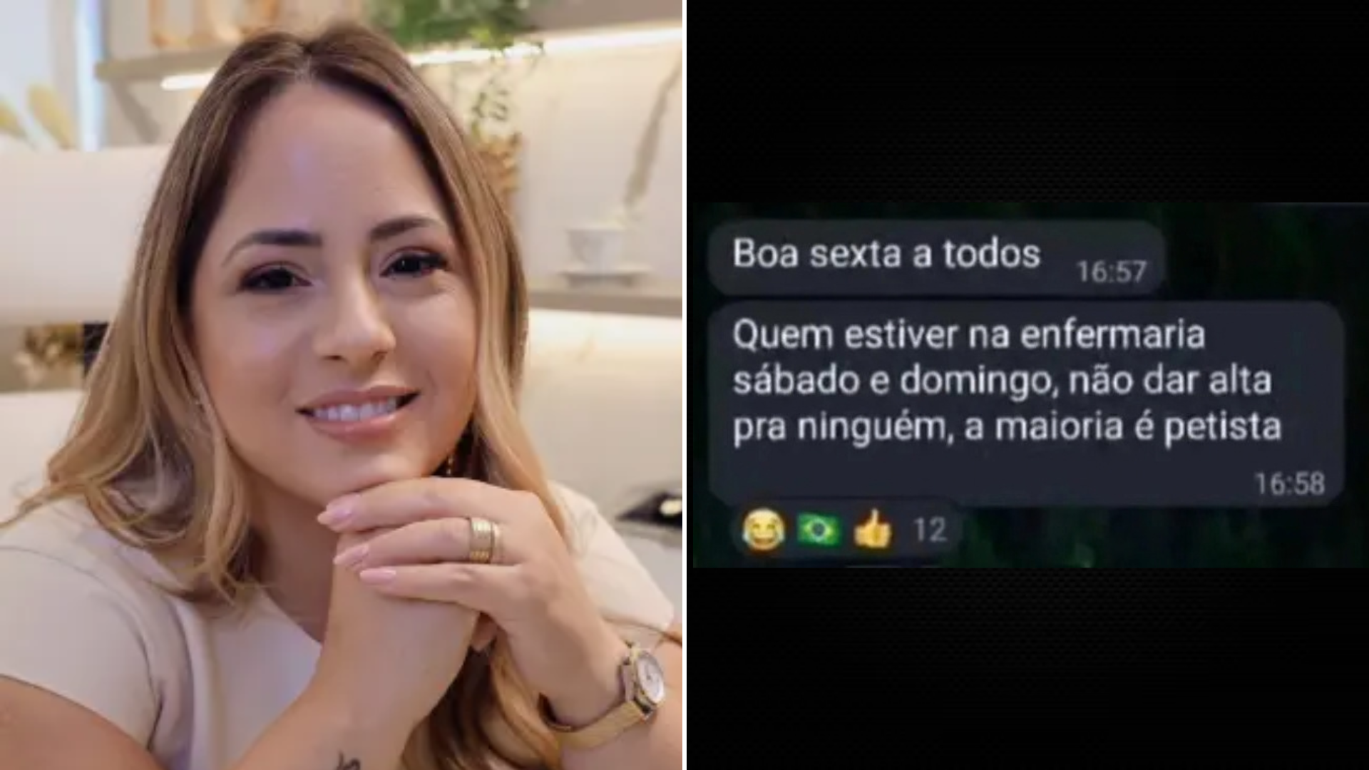 Médica é demitida após orientar equipe a não dar alta a pacientes eleitores do PT no fim de semana do 1° turno episode artwork