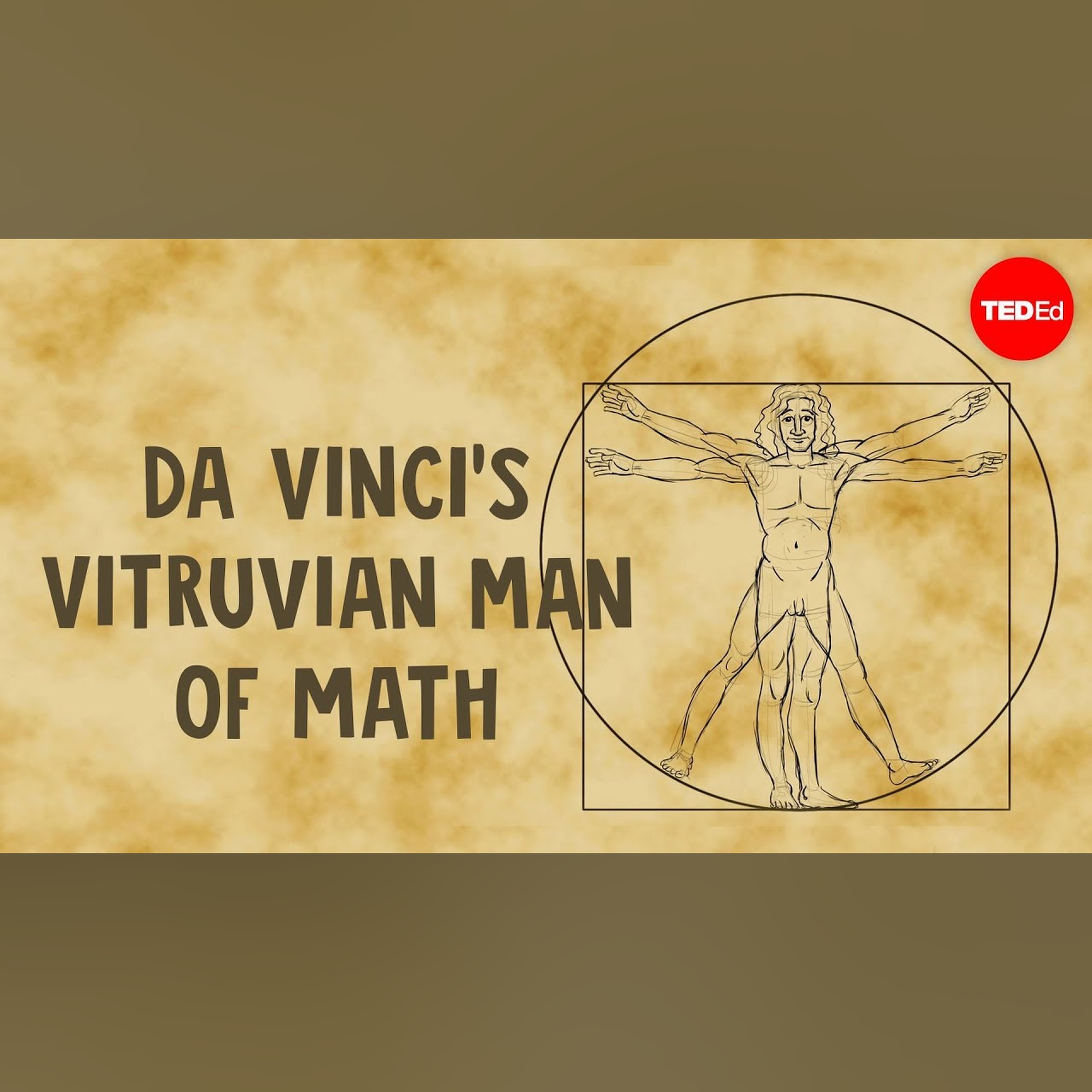 Da Vinci's Vitruvian Man of math - James Earle episode artwork