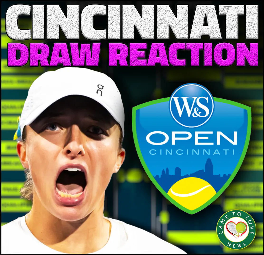 Swiatek & Rybakina on same side of draw! | WTA Cincinnati 2023 Draw Reaction