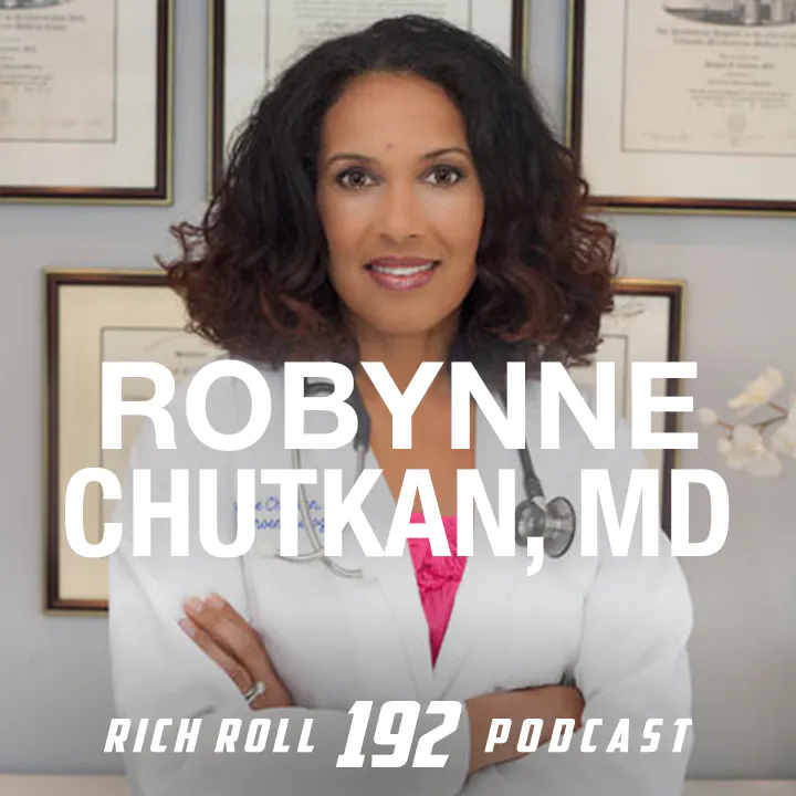 Cover art for the episode "Live Dirty, Eat Clean: Robynne Chutkan, MD on Everything Microbiome" from The Rich Roll Podcast