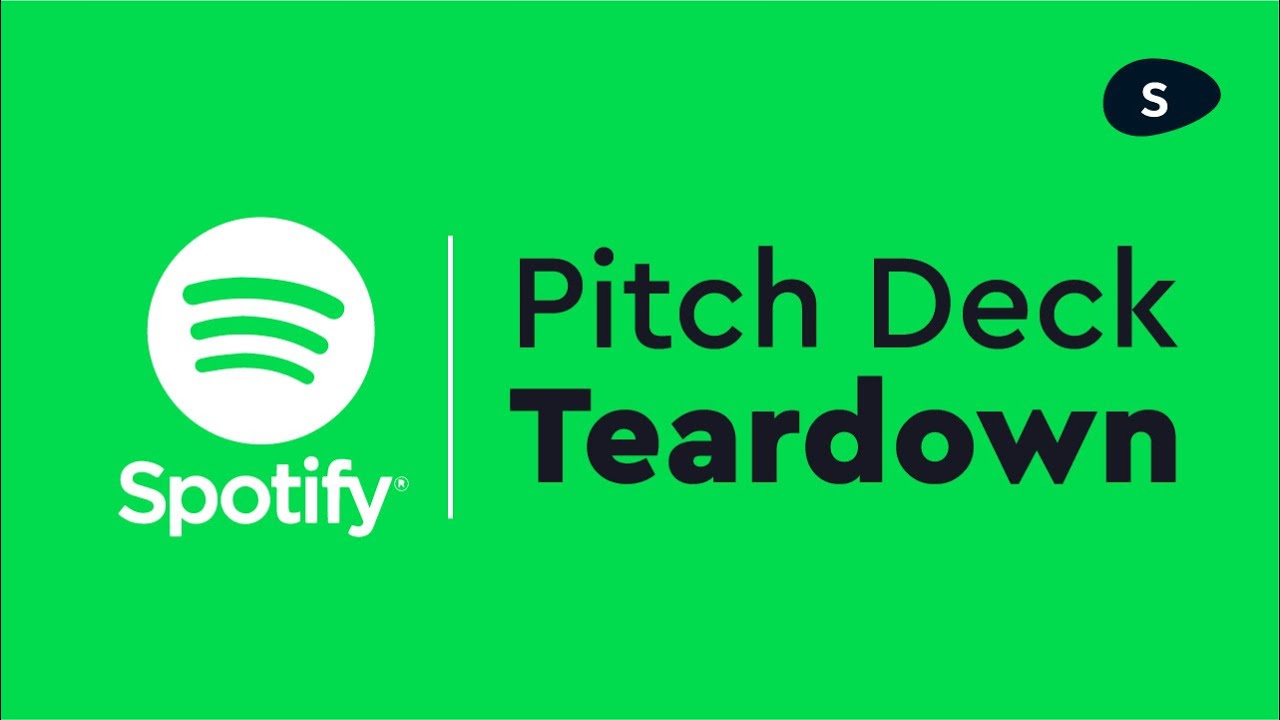Spotify Pitch Deck: startup pitch deck design and teardown | Sidebean