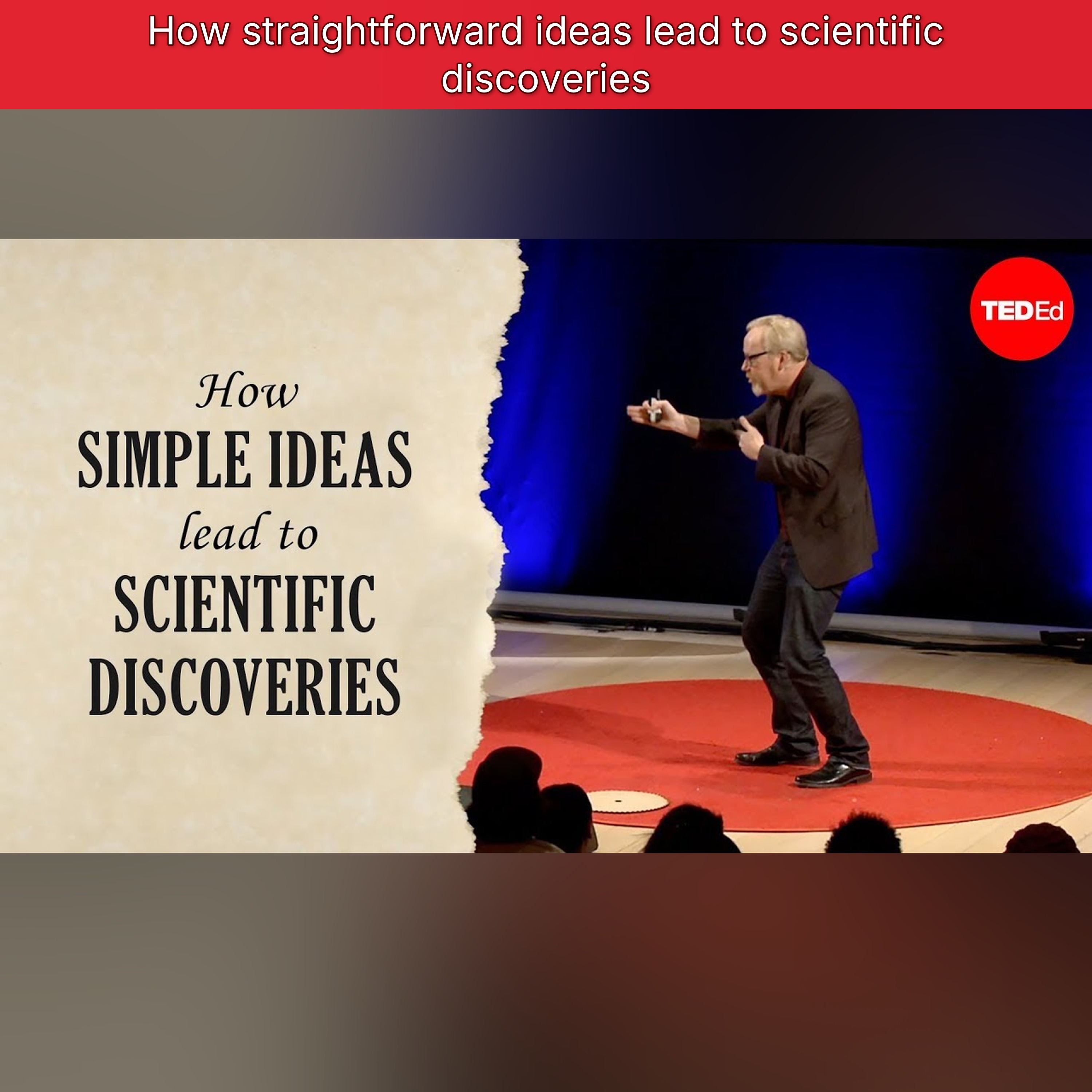 How straightforward ideas lead to scientific discoveries episode artwork