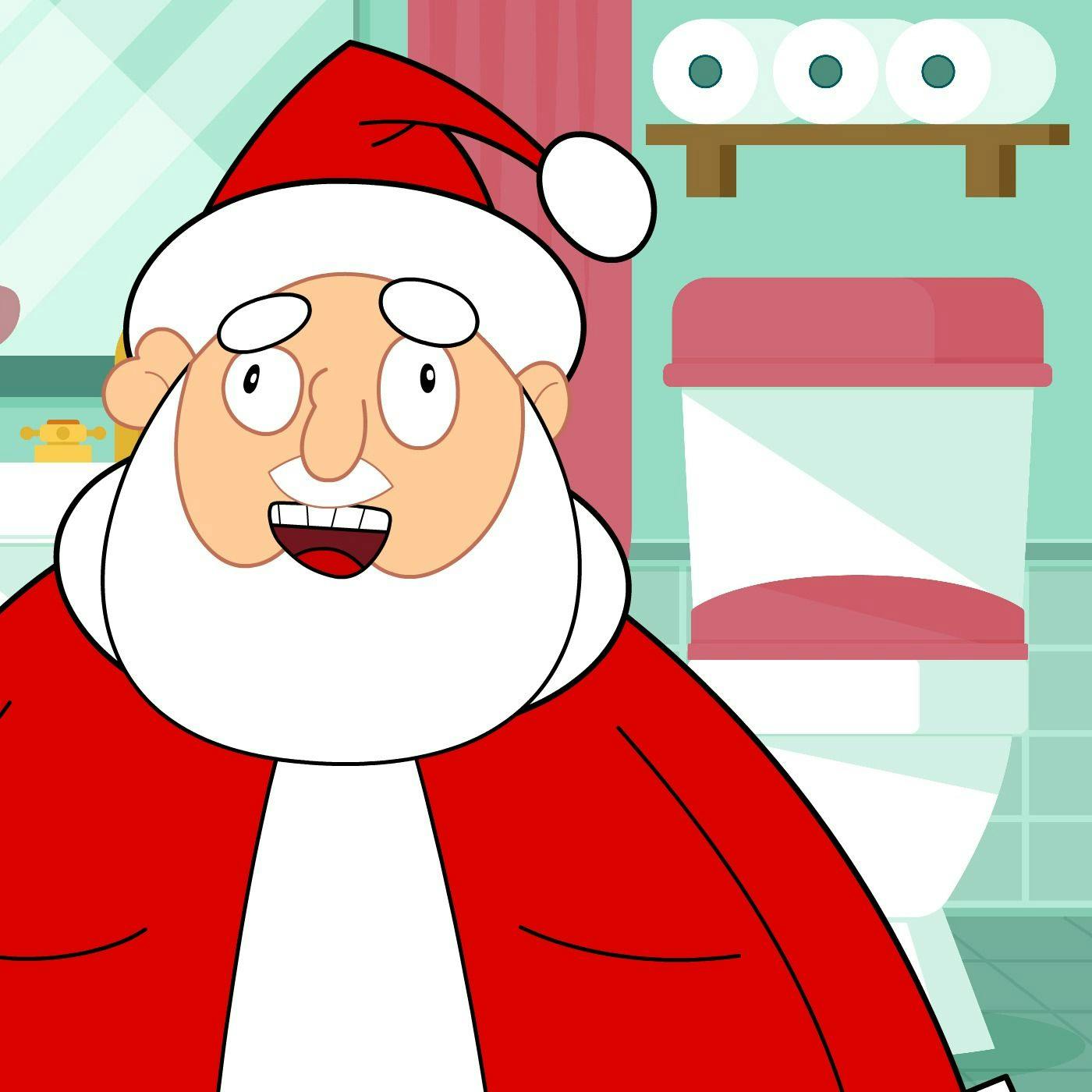 Santa Blows Up Your Bathroom!