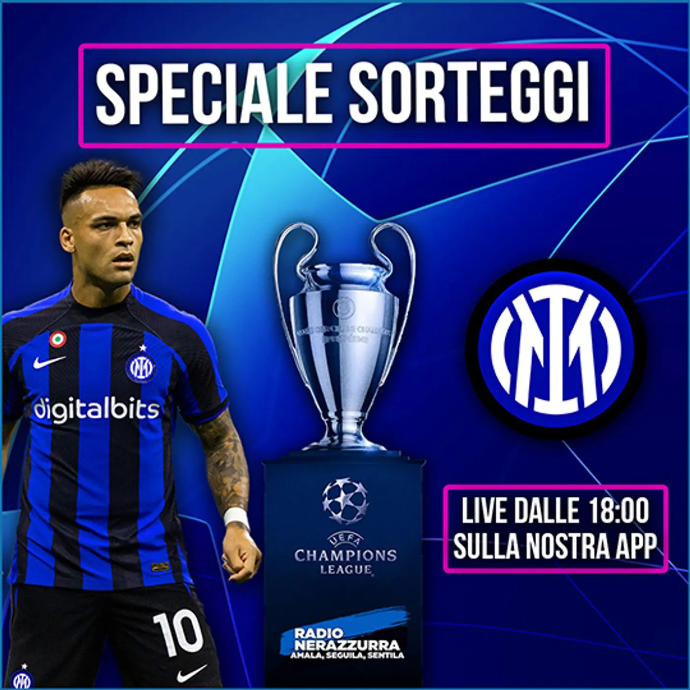 Speciale Sorteggi Champions League 2022/2023 - 25/08/2022 Speciale Sorteggi Champions League 2022/2023 - 25/08/2022