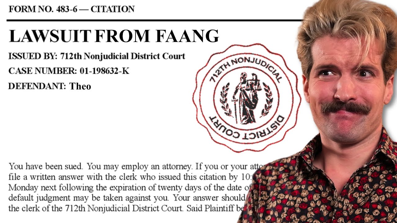 How I (Almost) Got Sued By Big Tech | Theo - t3․gg