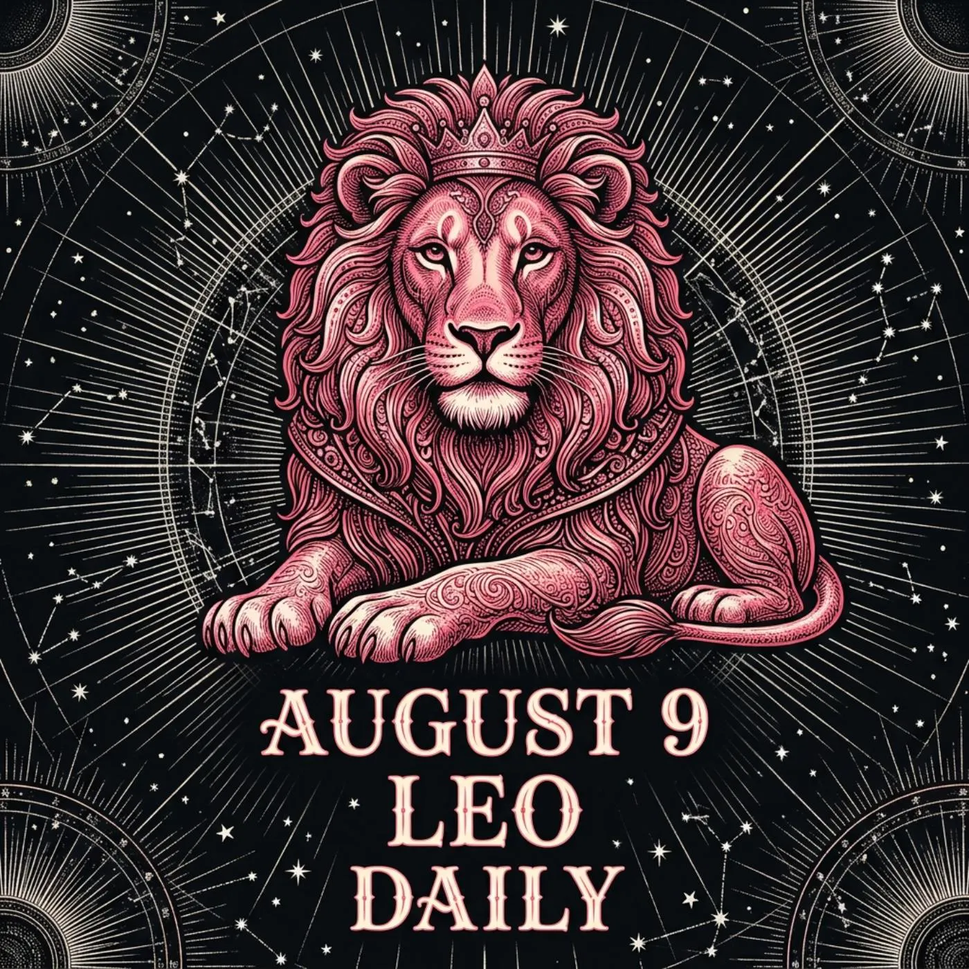 Sunday, August 9, 2026 Leo Horoscope Today artwork