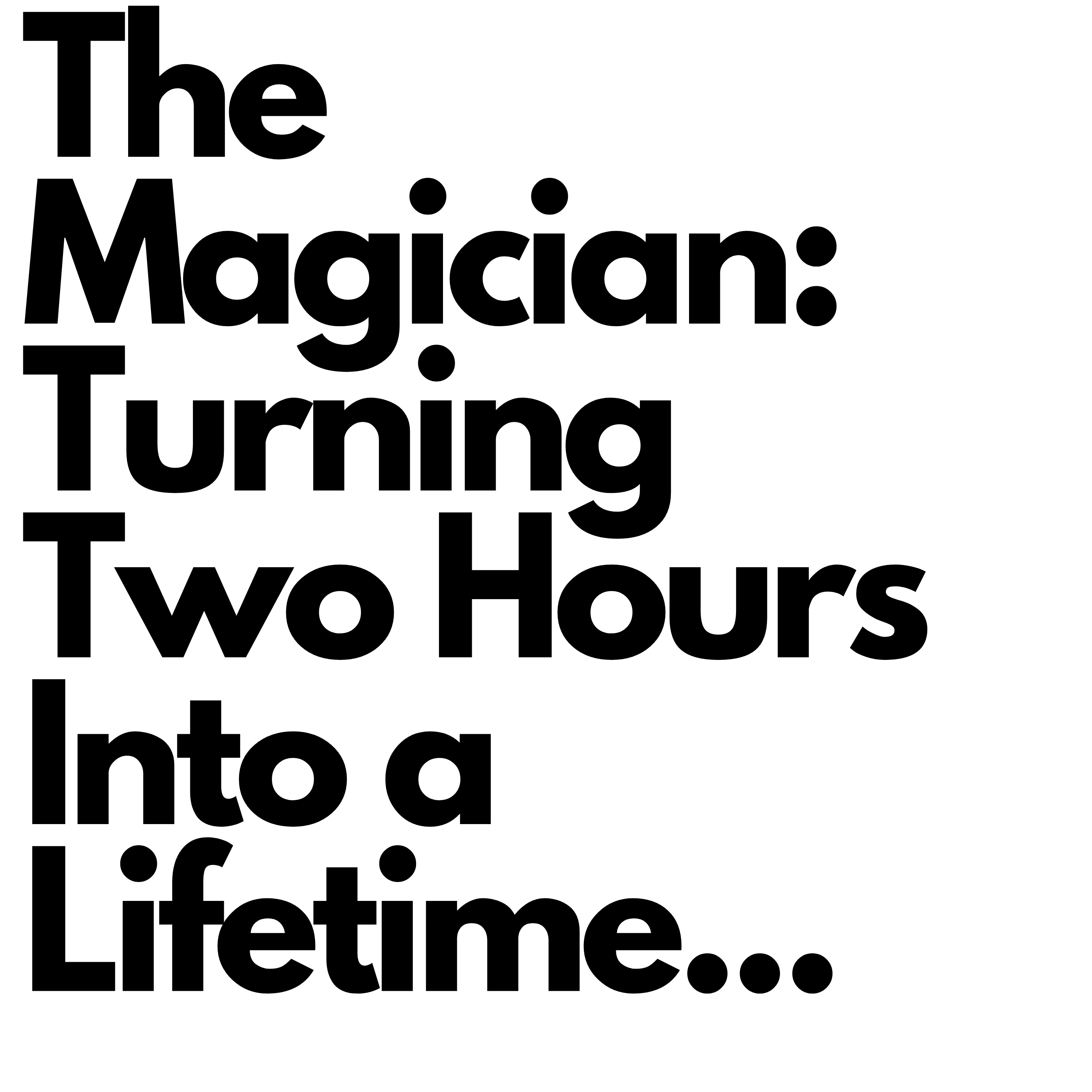 The Magician: Turning Two Hours Into a Lifetime
