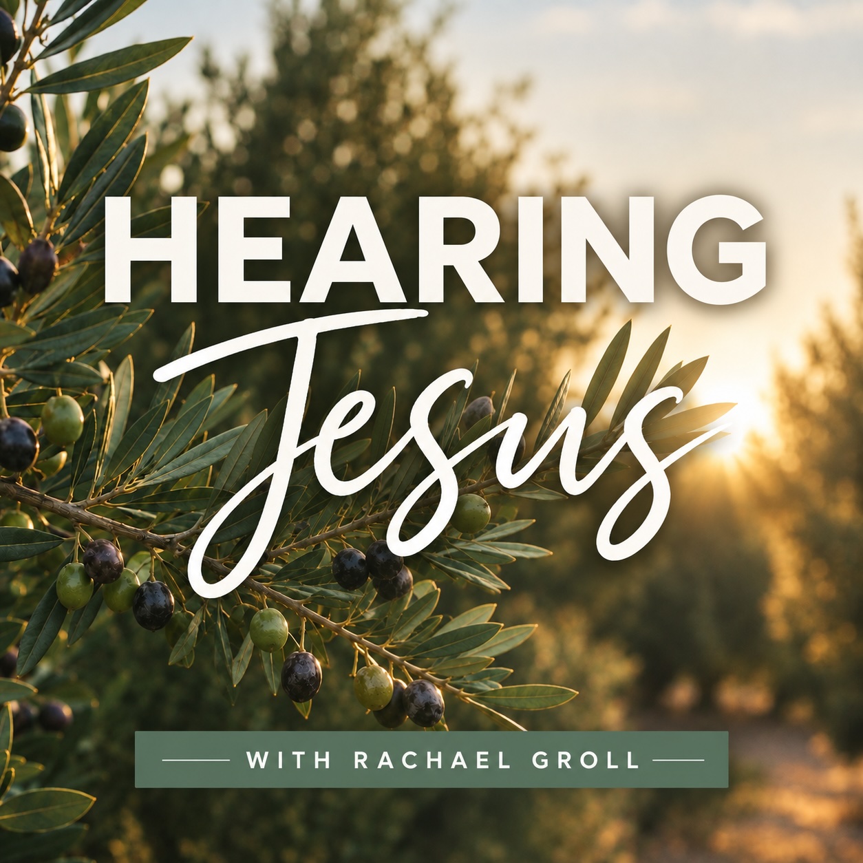 Hearing Jesus: Daily Bible Study and Christian Affirmations Artwork