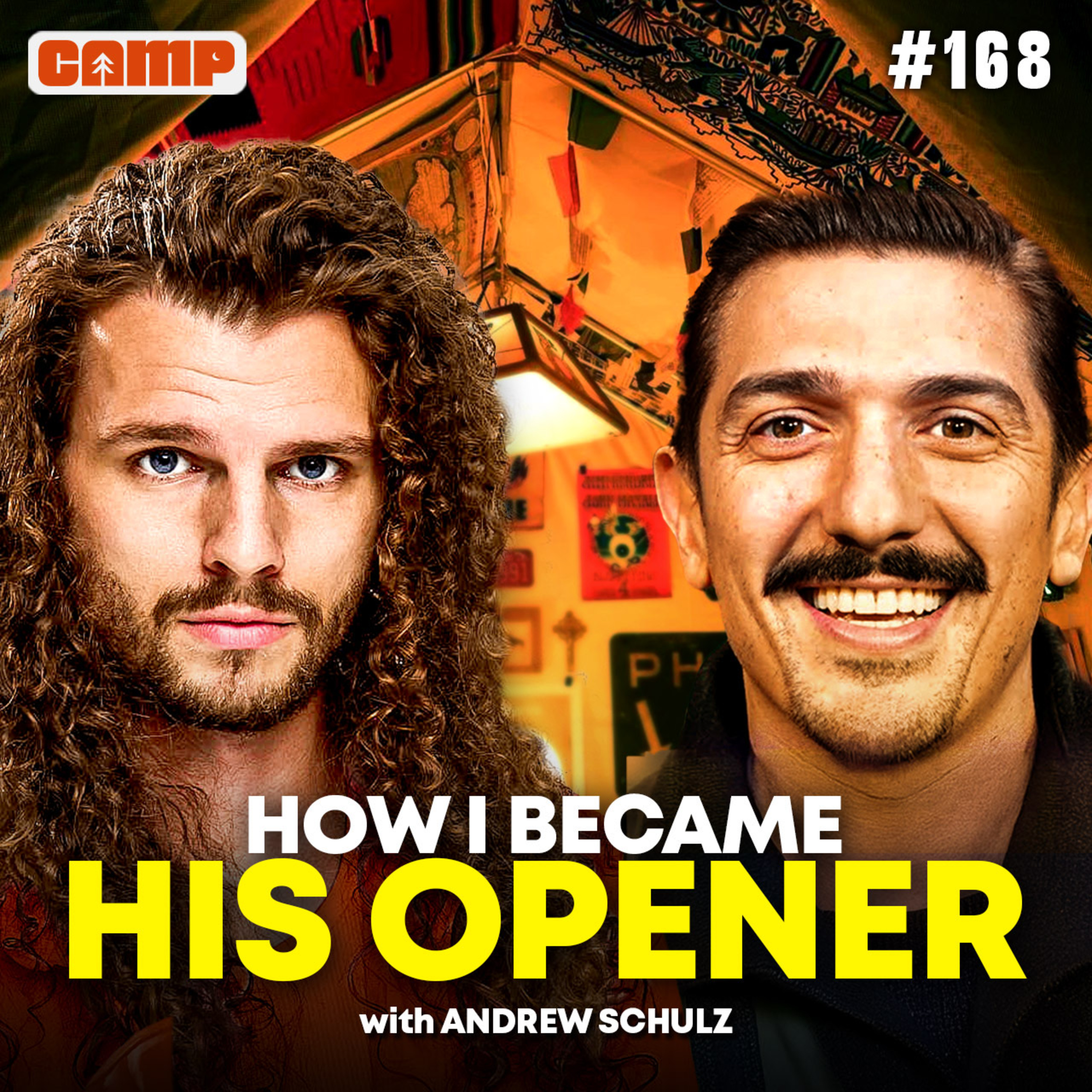 Andrew Schulz on Meeting Mark Gagnon, starting Comedy, and Untold Stories episode artwork
