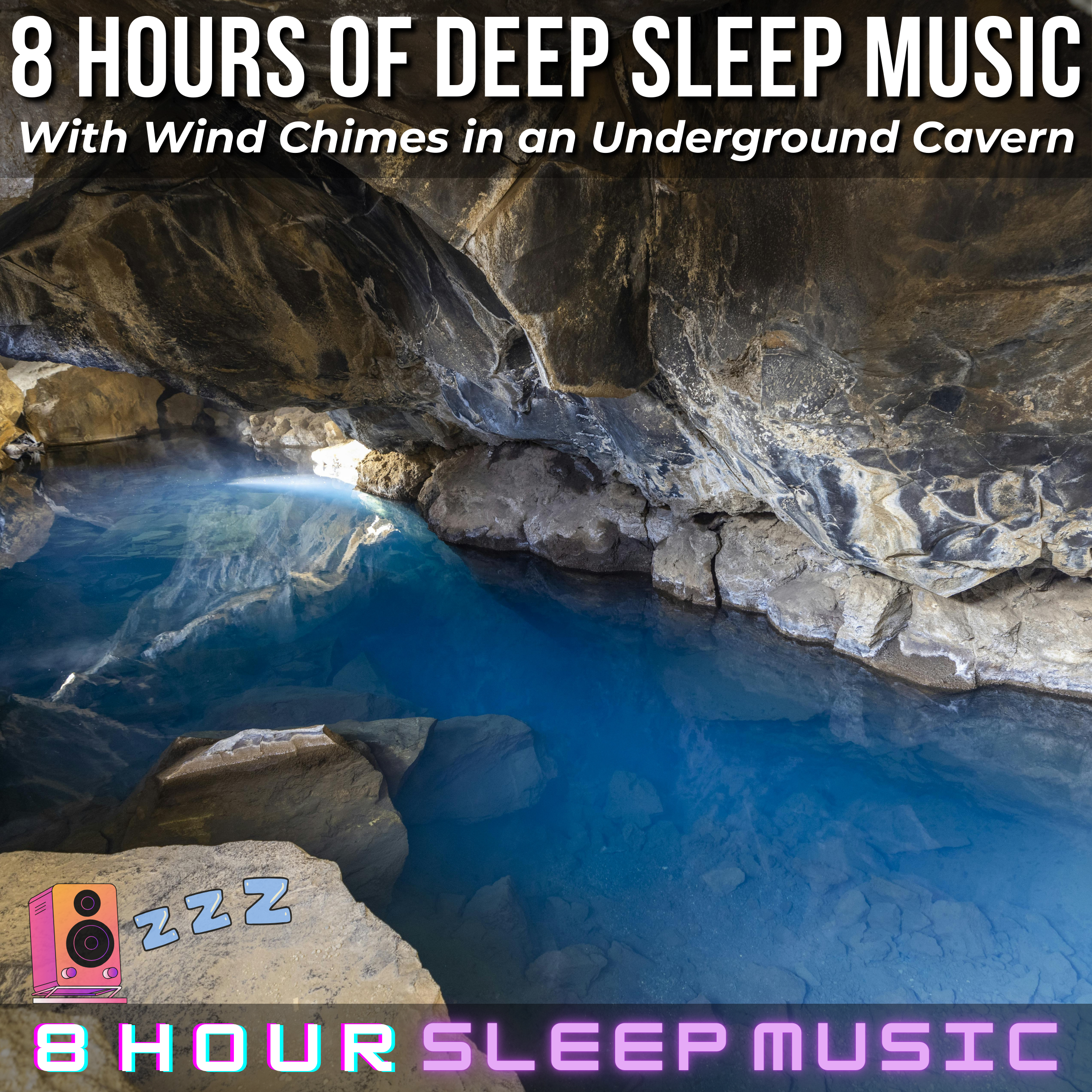 🎐 8 Hours of Deep Sleep Music with Wind Chimes in an Underground Cavern | Calming Sounds to Fall Asleep Fast! 💤