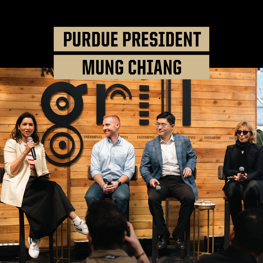 Purdue President Mung Chiang Talks Pharma Innovation and AI at Fast Company Panel During SXSW