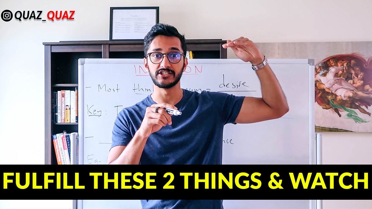 Law of Attraction How To Detach Yourself: The only way to access Pure Intention | Quazi Johir