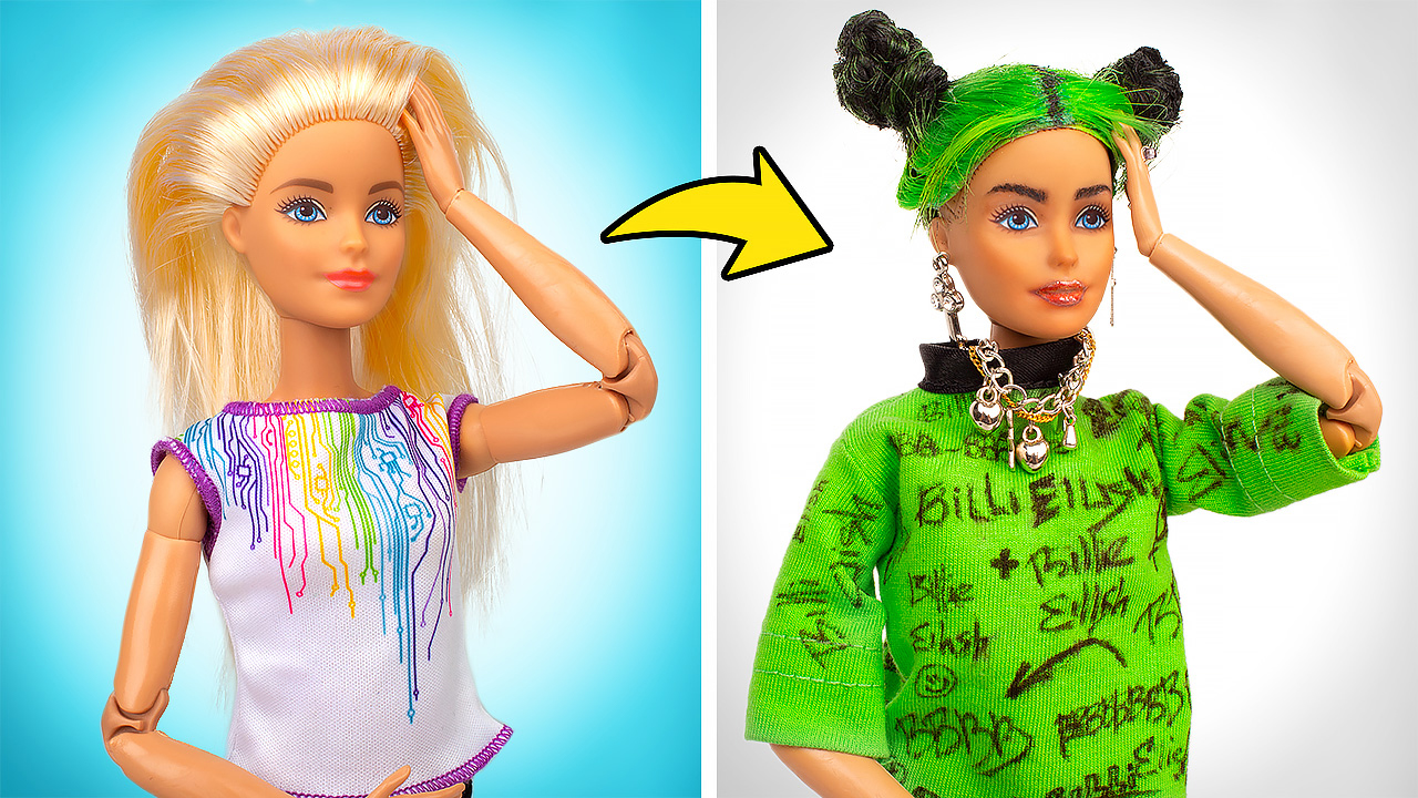 DIY Barbie Super Star Makeover! What a transformation!