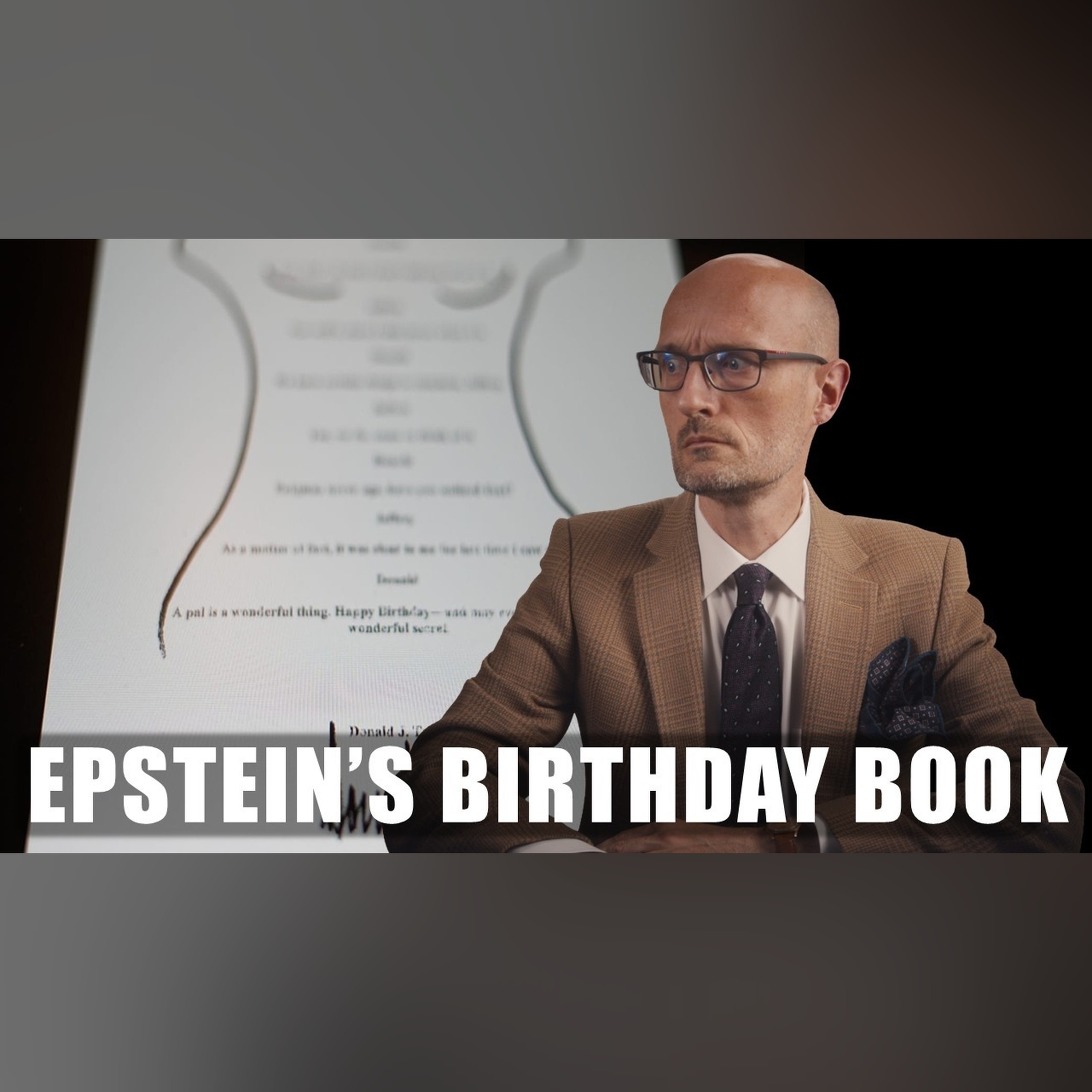 The Book That Wasn’t Supposed to Exist - Epstein's Birthday Book Released! episode artwork