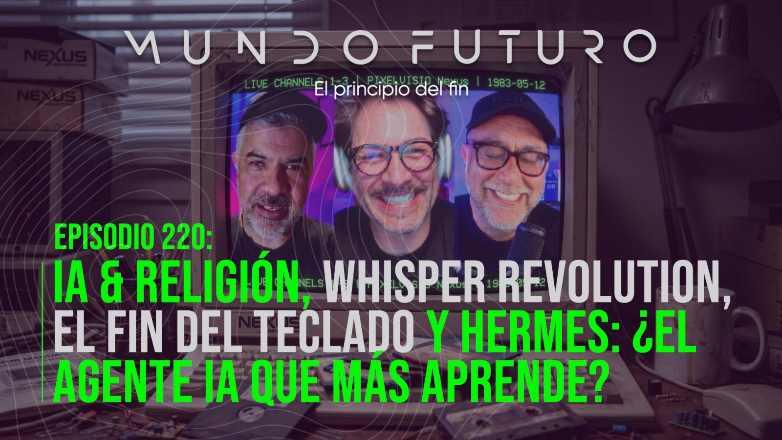 220: IA & religión, Whisper Revolution, el fin del teclado y Hermes: ¿el agente IA que más aprende?