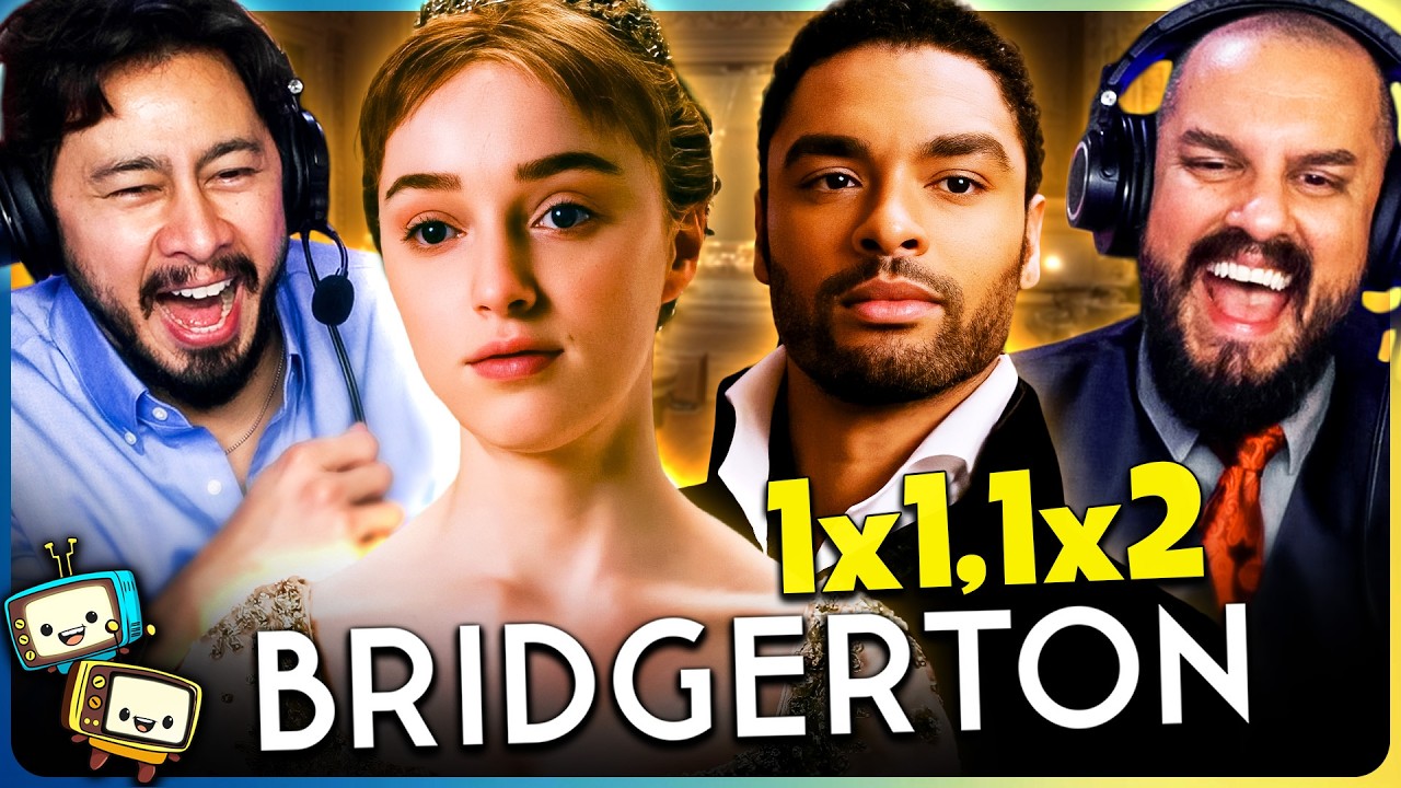 BRIDGERTON 1x1 & 1x2 Reaction & Discussion! | First Time Watch! | Jonathan Bailey | Nicola Coughlan episode artwork