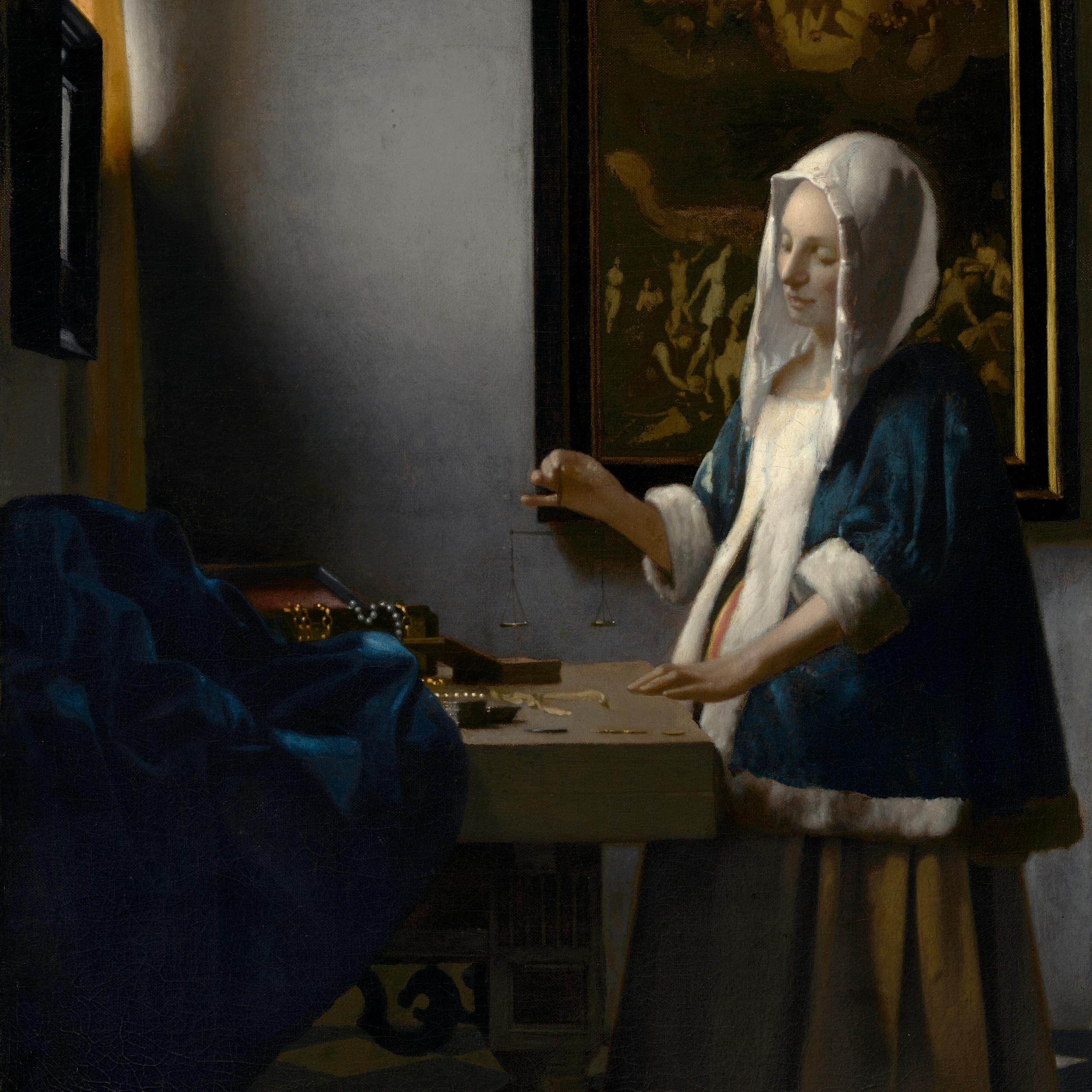 Johannes Vermeer | Woman Holding a Balance