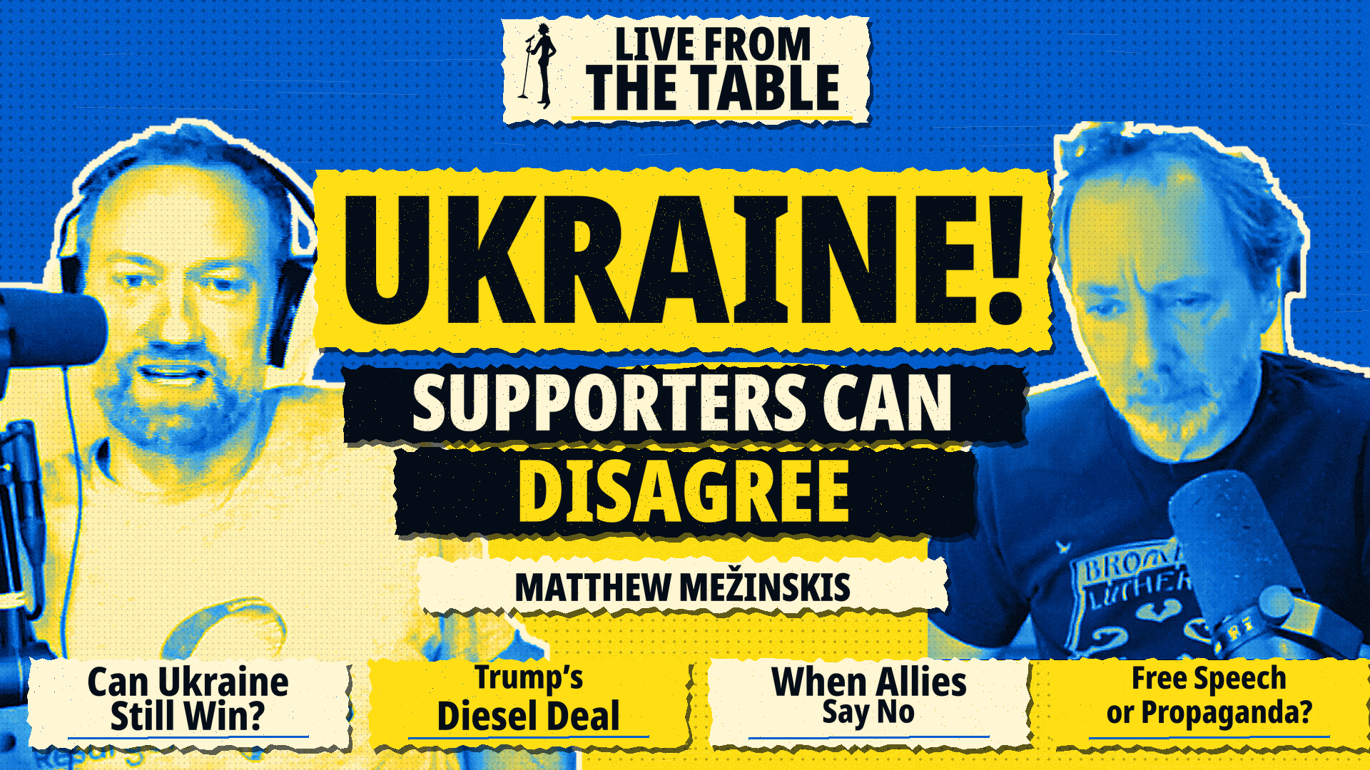 Ukraine - Two Supporters ╎Debate Matthew Mežinskis