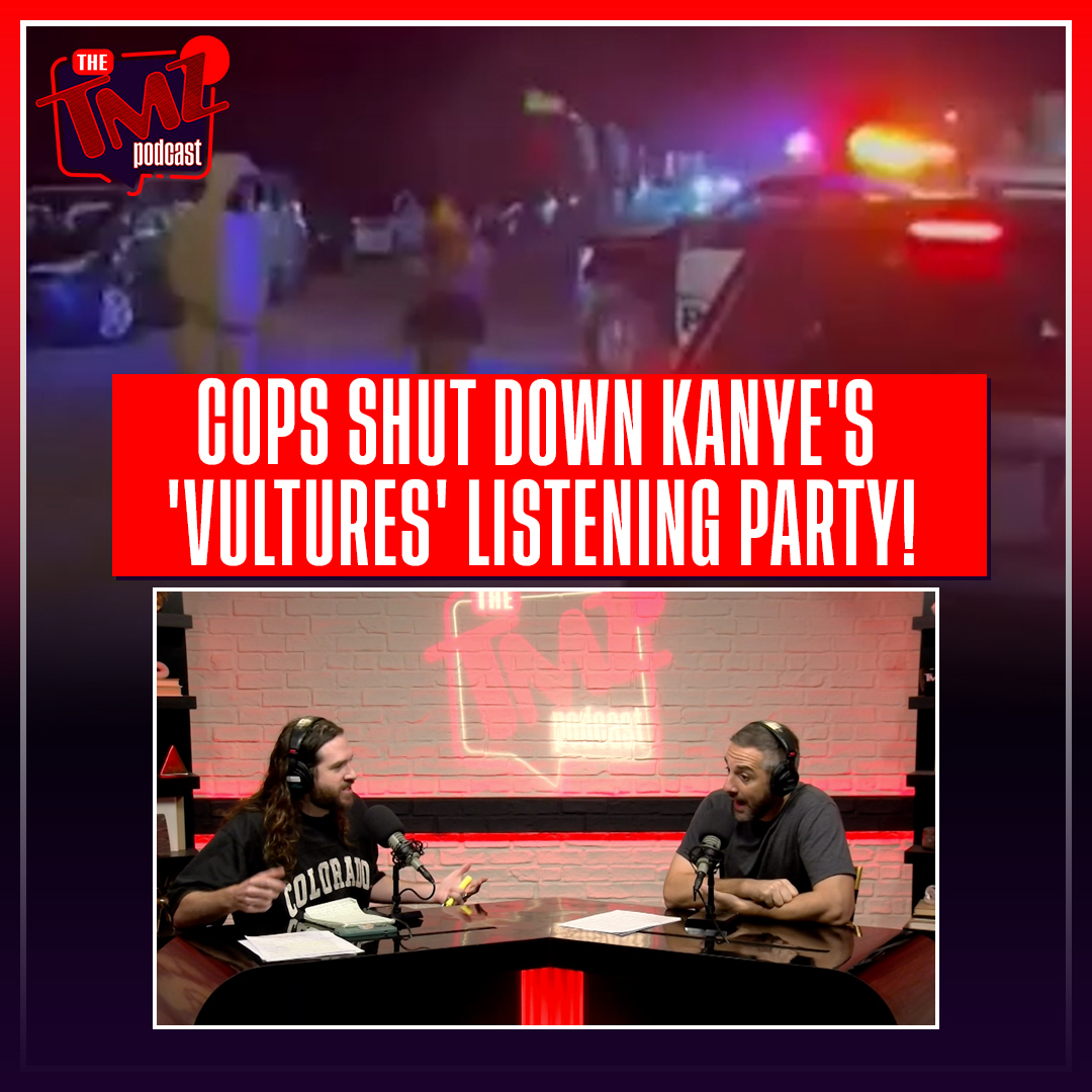 Cops Shut Down Kanye West's 'Vultures' Listening Party