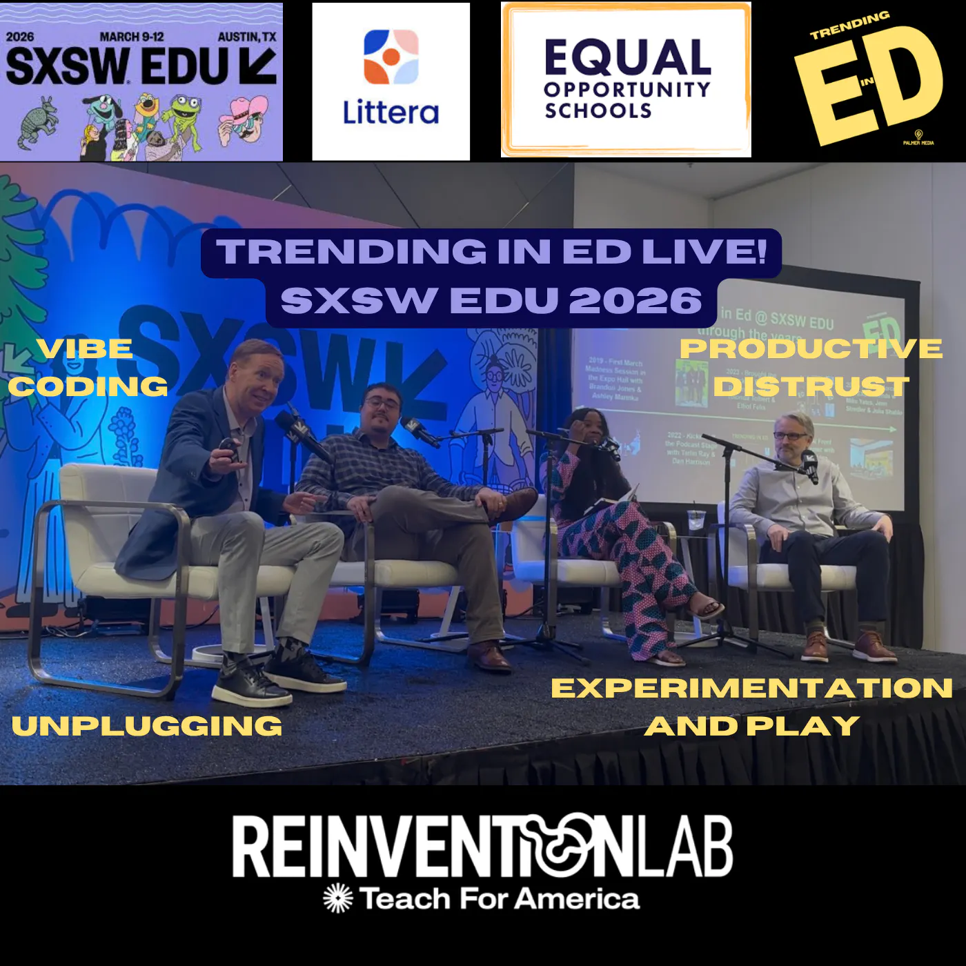 MARCH MADNESS OF LEARNING LIVE FROM SXSW EDU with AJ Gutierrez, Jasmine Maze, and Justin Serrano MARCH MADNESS OF LEARNING LIVE FROM SXSW EDU with AJ Gutierrez, Jasmine Maze, and Justin Serrano
