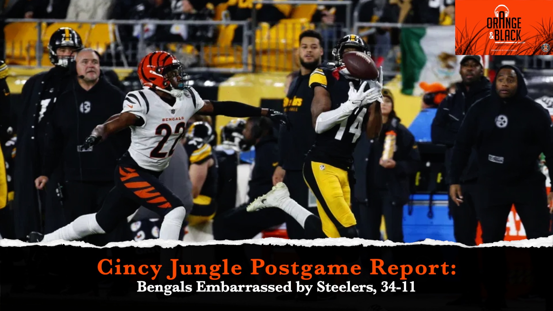 Cincy Jungle Postgame Report: Bengals Embarrassed by Steelers, 34-11 episode artwork