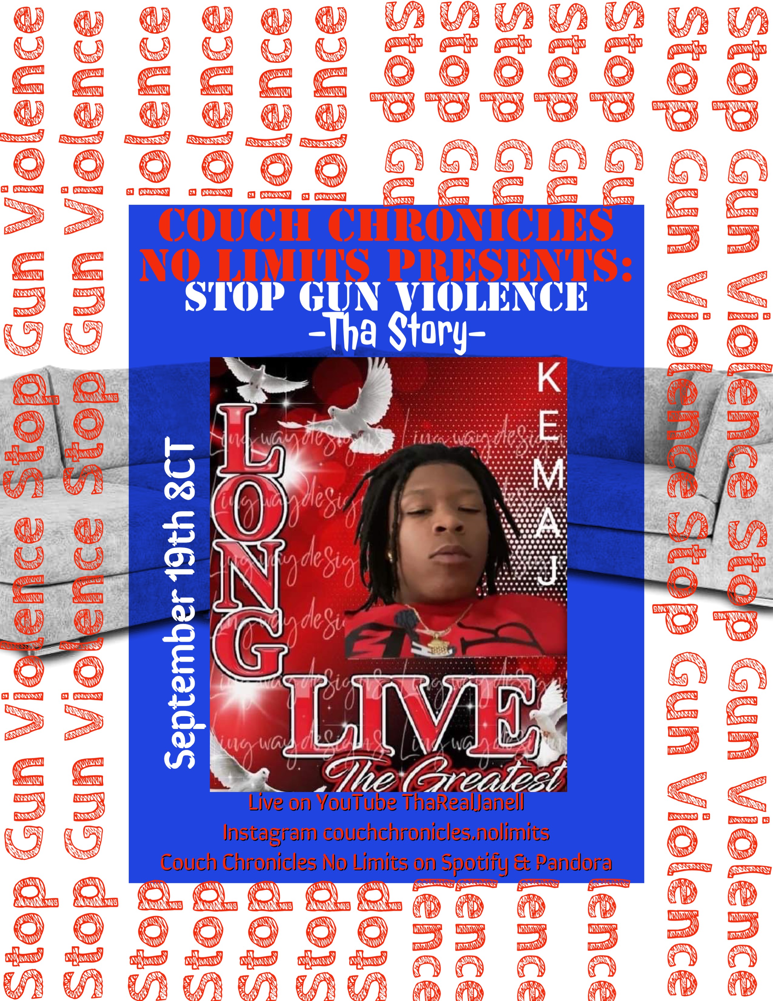 Couch Chronicles No Limits "Stop Gun Violence" Tha Story episode artwork