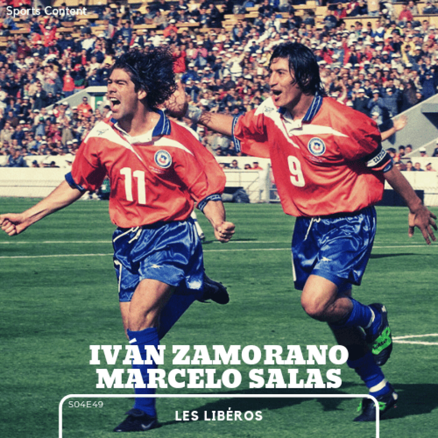 La paire chilienne Ivan Zamorano et Marcelo Salas