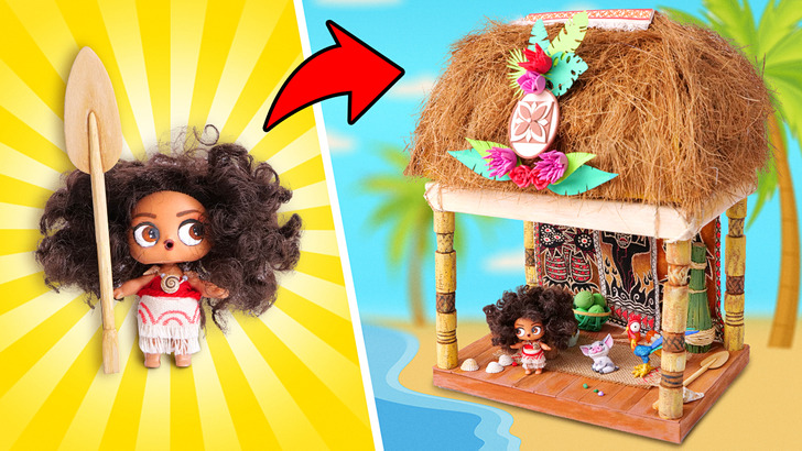 Create & Decorate Moana’s Tropical Home!