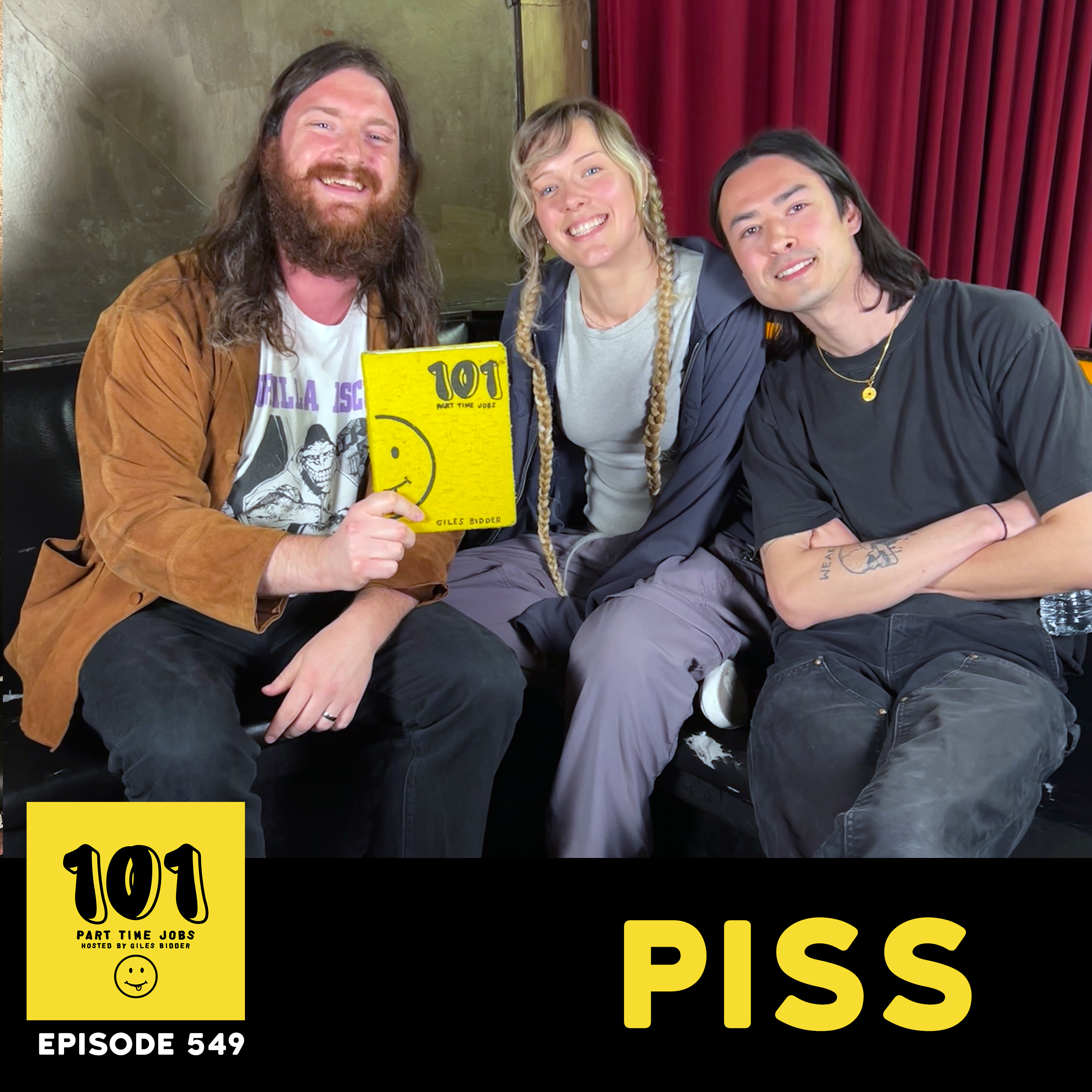 PISS - "We have a trigger warning before the set" episode artwork