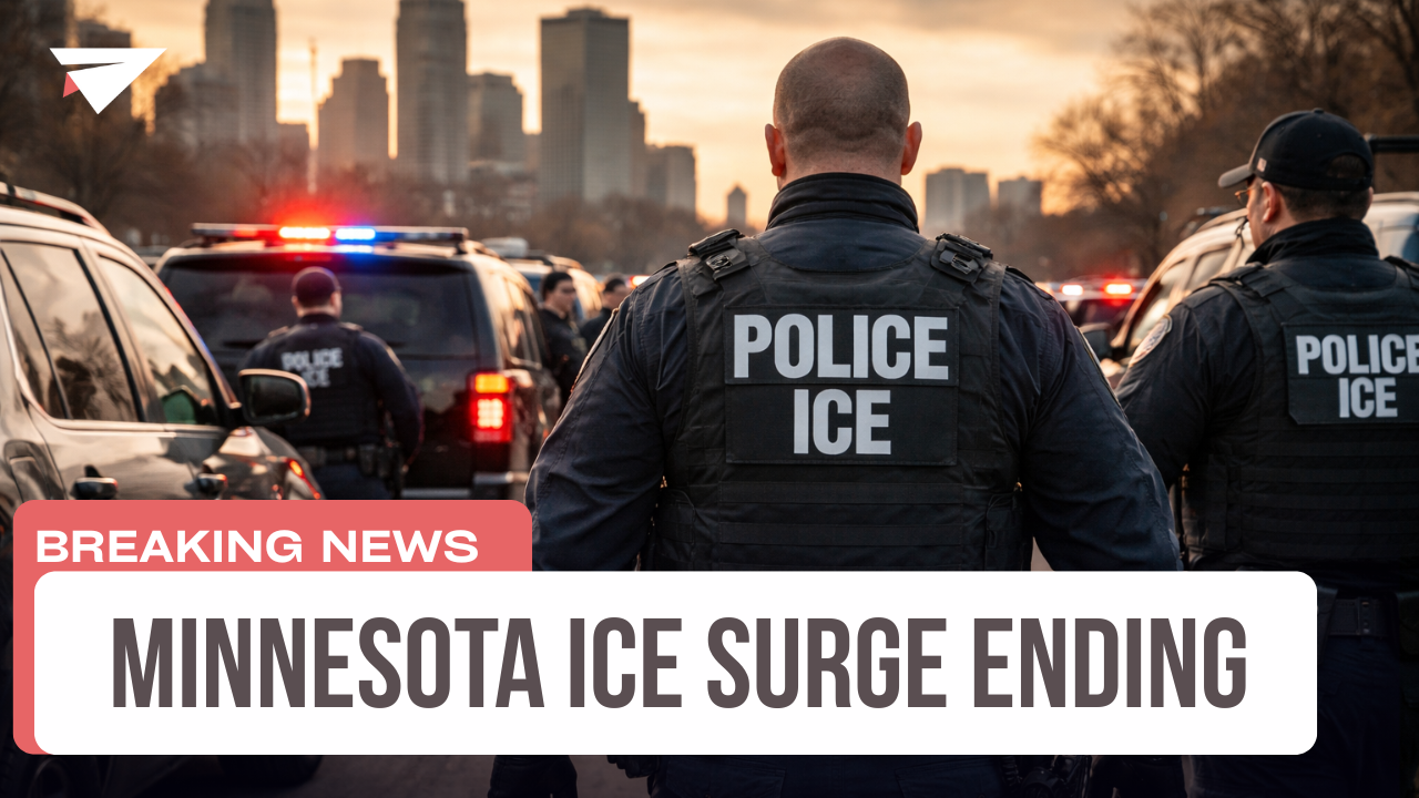 MINNESOTA ICE SURGE ENDING, BREAKING NEWS