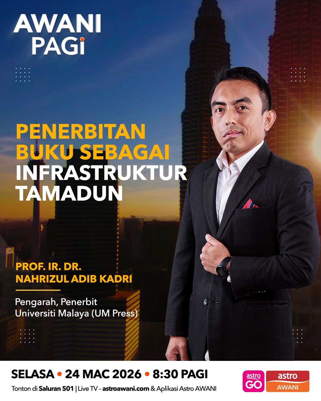 AWANI Pagi: Penerbitan buku sebagai infrastruktur tamadun