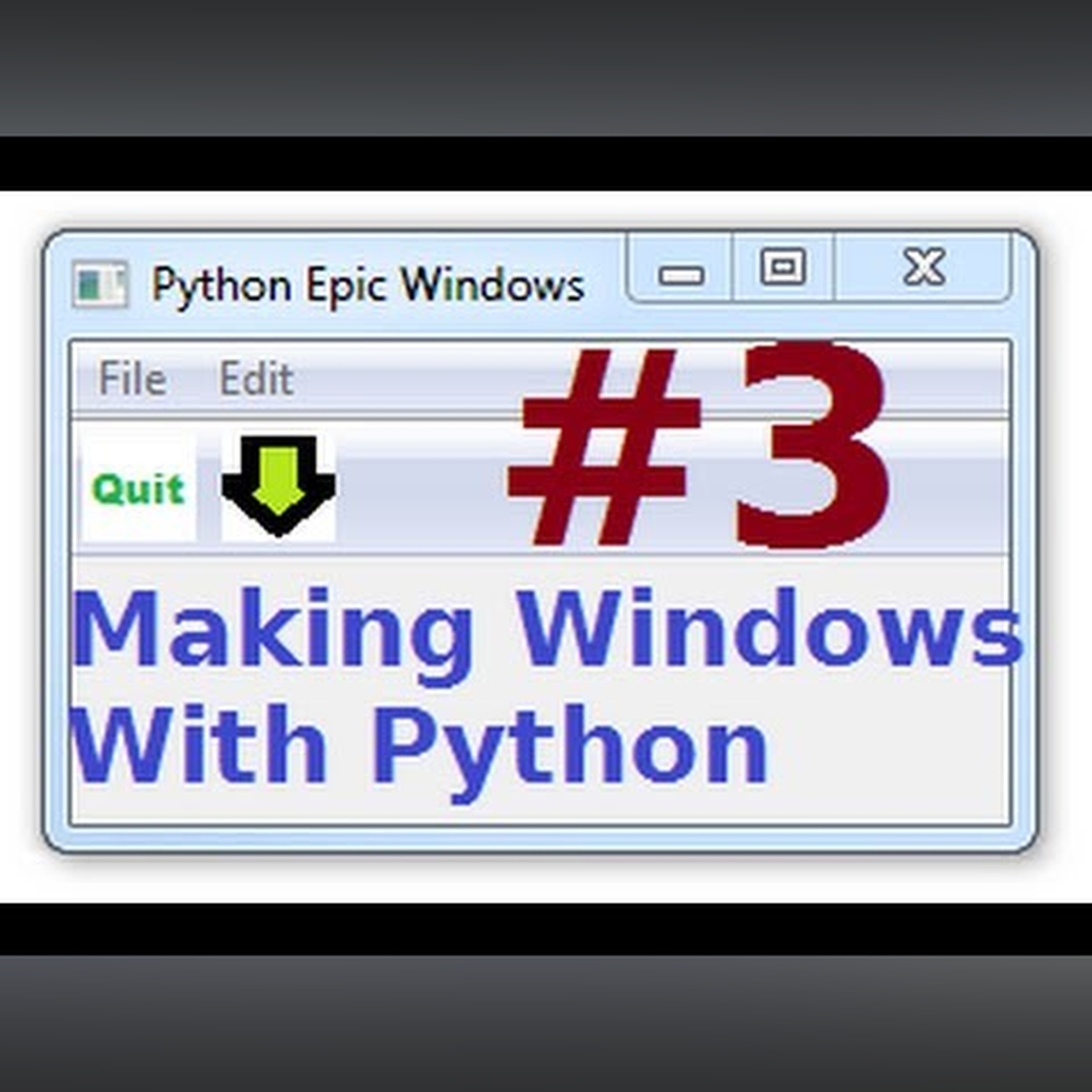 wxPython Programming Tutorial 3: Menu Bar and Menu Button episode artwork
