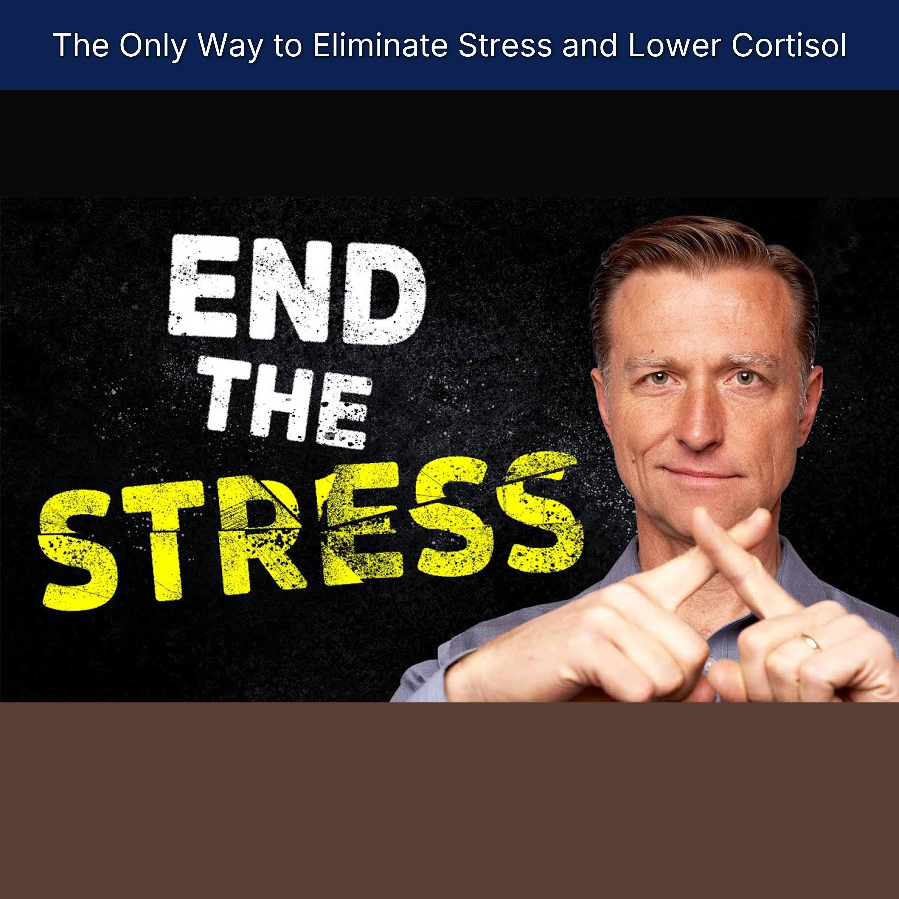 The Only Way to Eliminate Stress and Lower Cortisol episode artwork