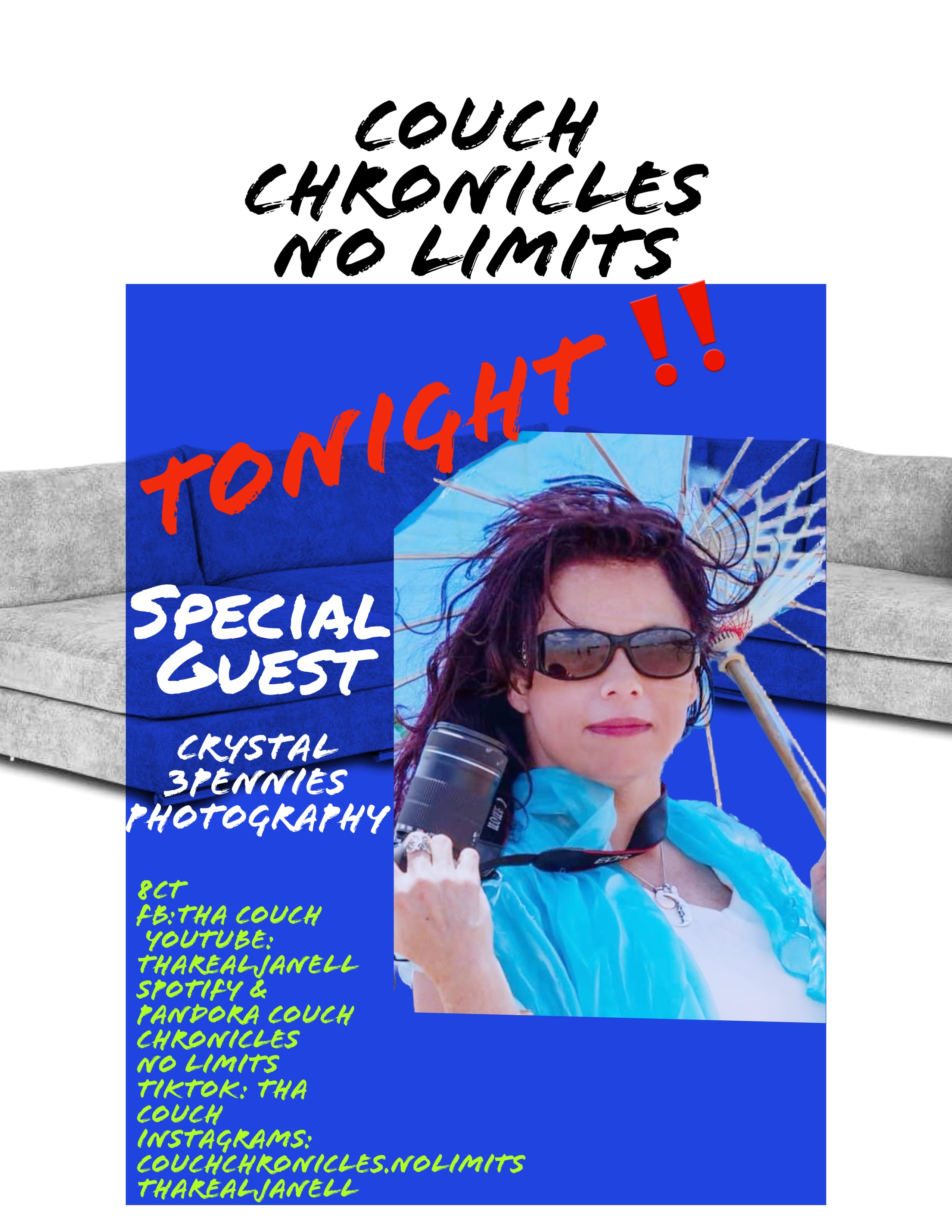Couch Chronicles No Limits W/Crystal Pennies Photography episode artwork