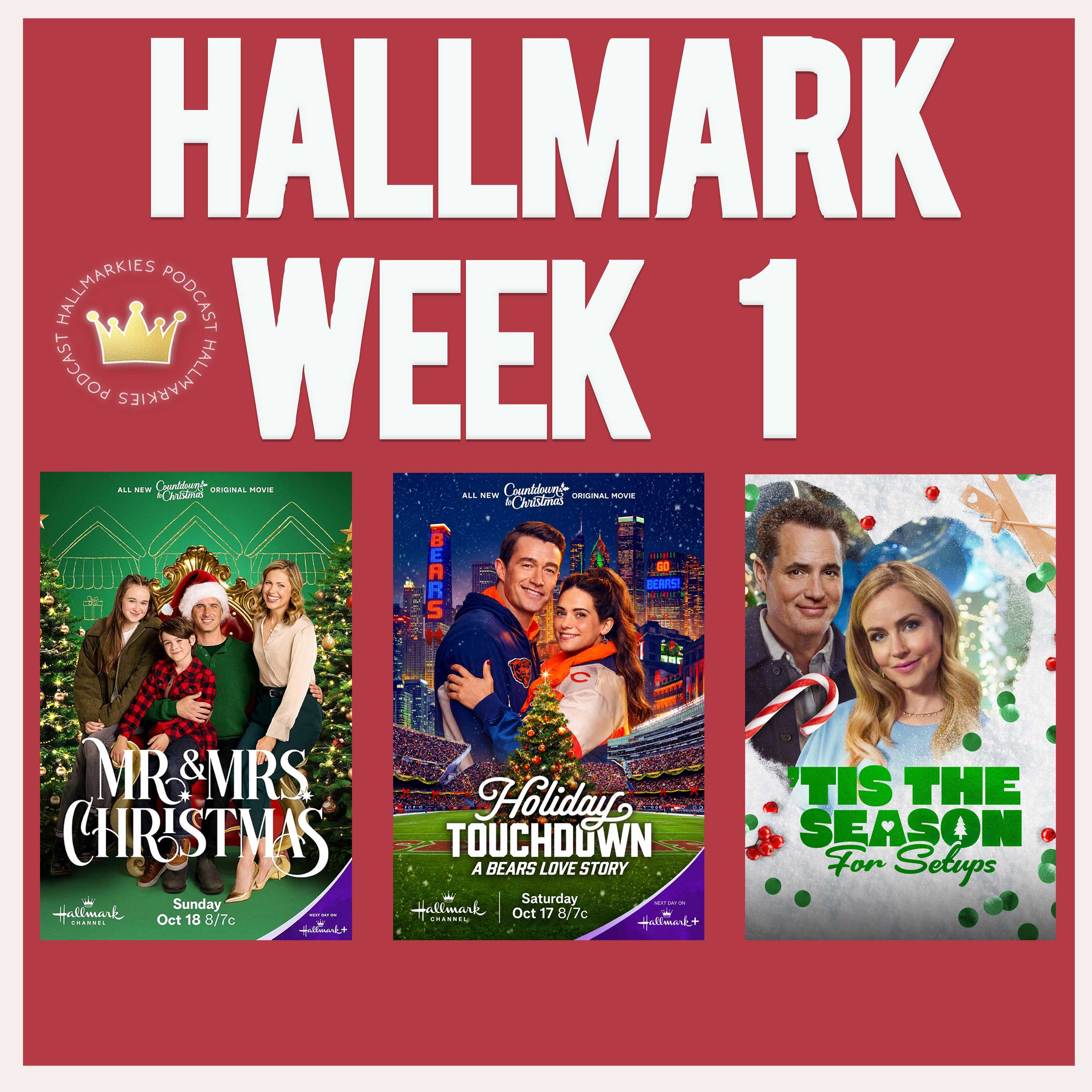 Touchdown scores! Hallmark Countdown to Christmas week 1 recap (Hallmarkies podcast) episode artwork