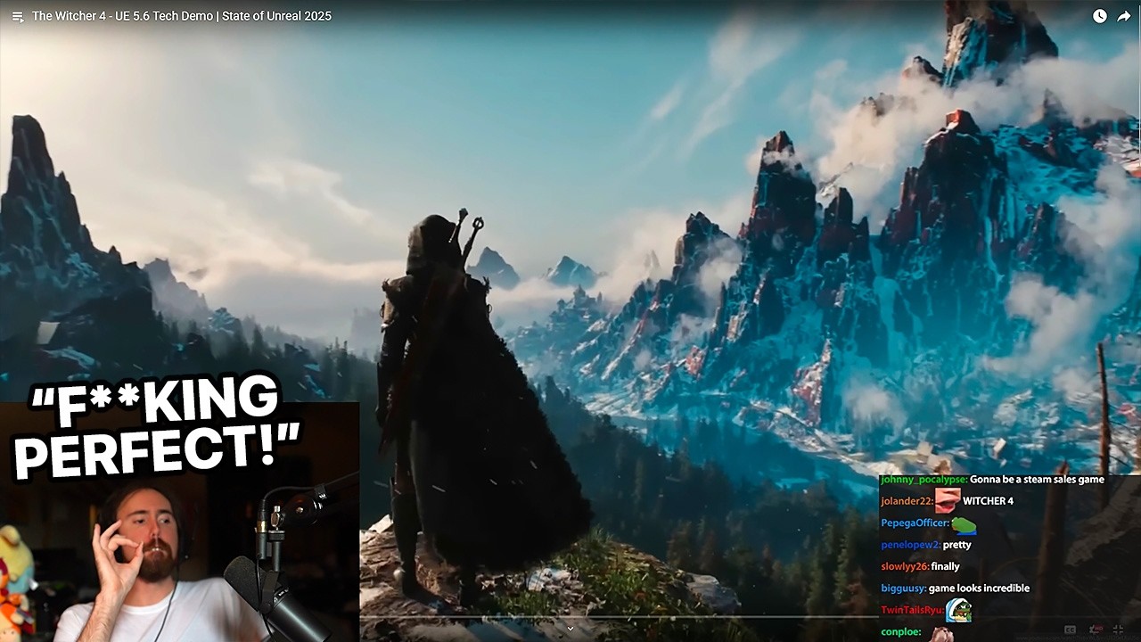 Witcher 4 looks huge.. | Asmongold TV