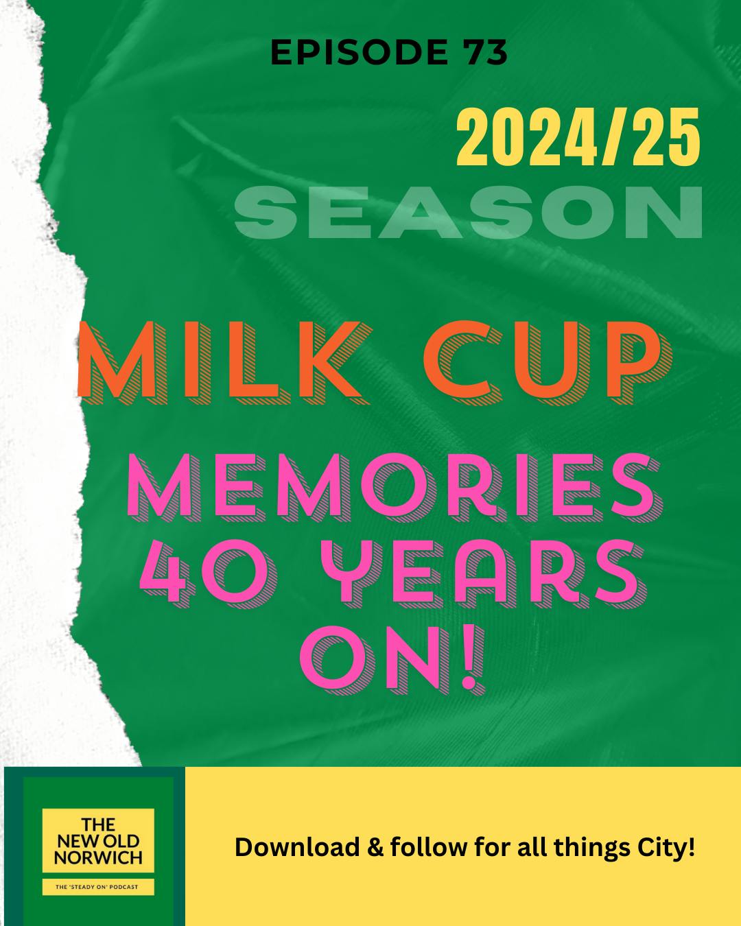 #73 Milk Cup Memories 40 years on #73 Milk Cup Memories 40 years on