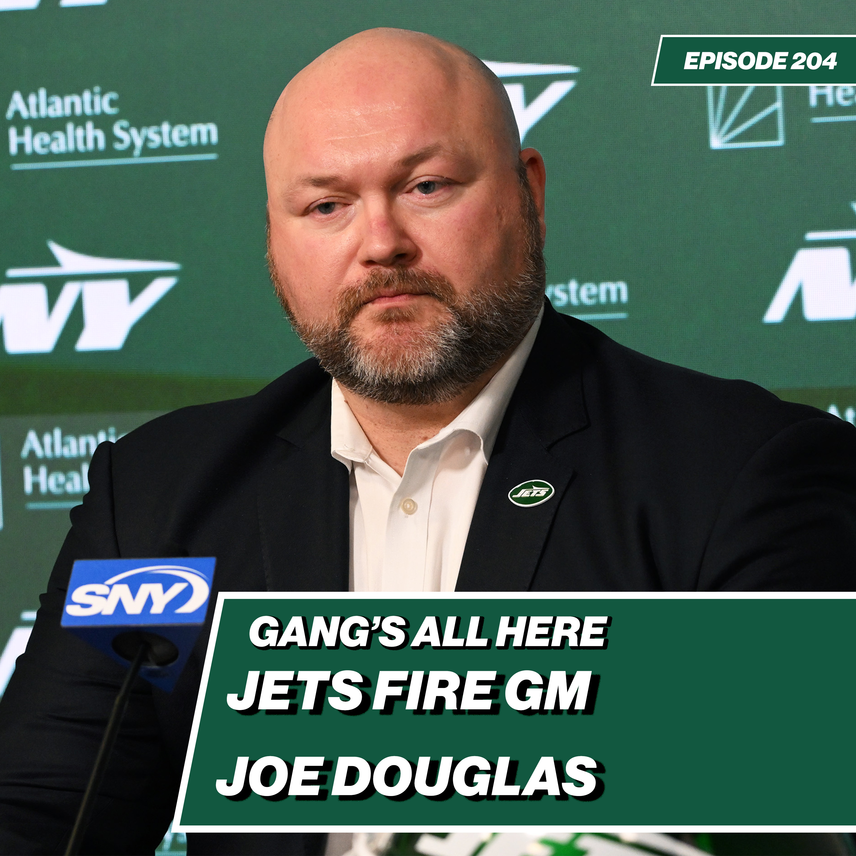 Reaction to the Jets firing GM Joe Douglas | Gang's All Here Live Show episode artwork