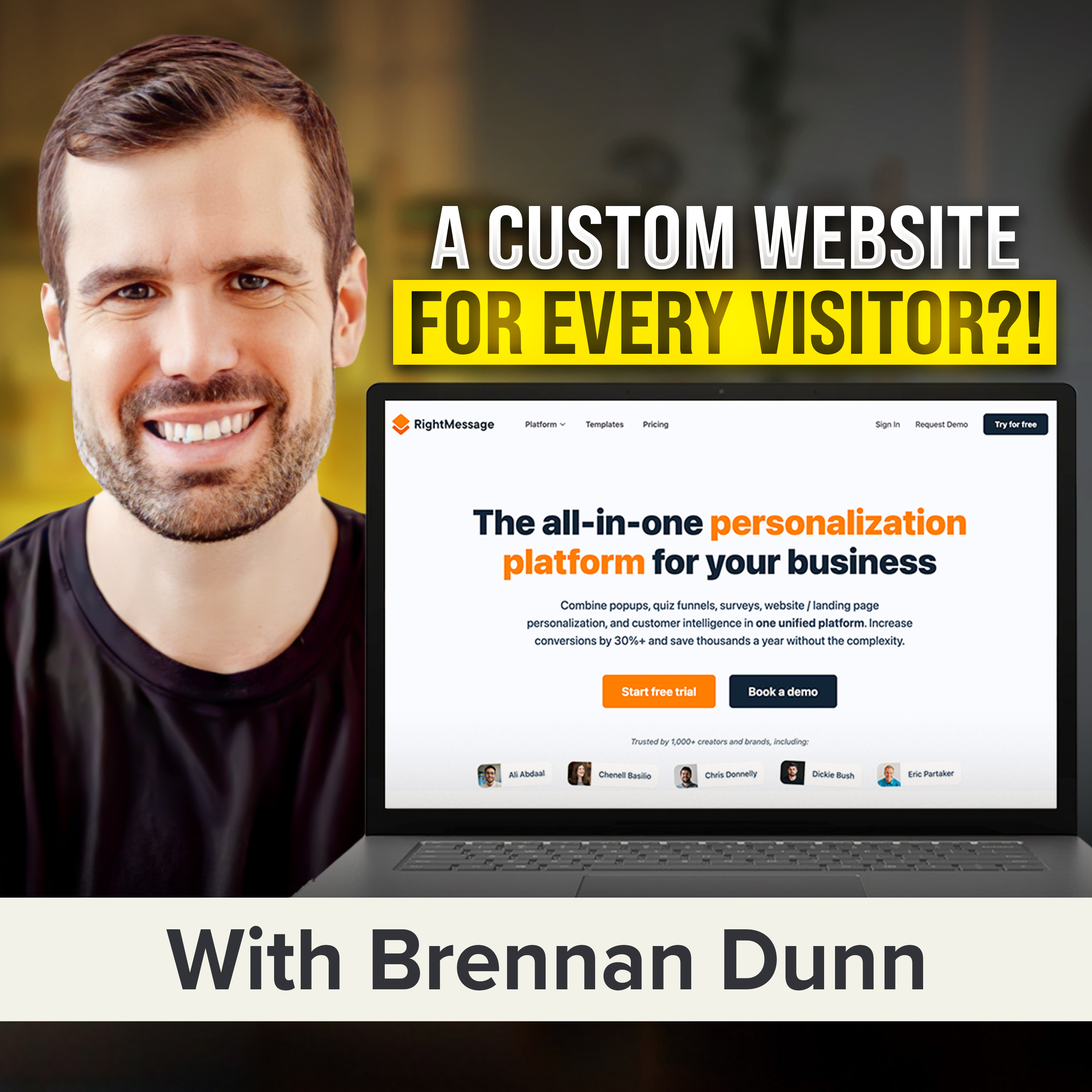 Boost Conversions With a Hyper-Personalized Website and Email Campaigns | Brennan Dunn (MU Classic) episode artwork