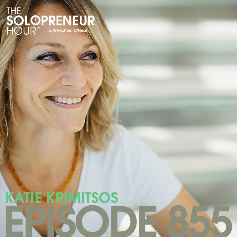855: Katie Krimitsos is Building A Meditation Empire, One Podcast At A Time