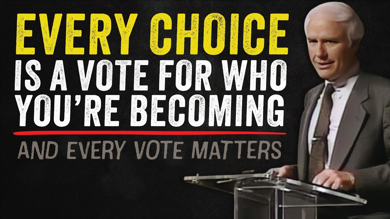 Every Choice is a Vote for Who You’re Becoming | Jim Rohn Motivation