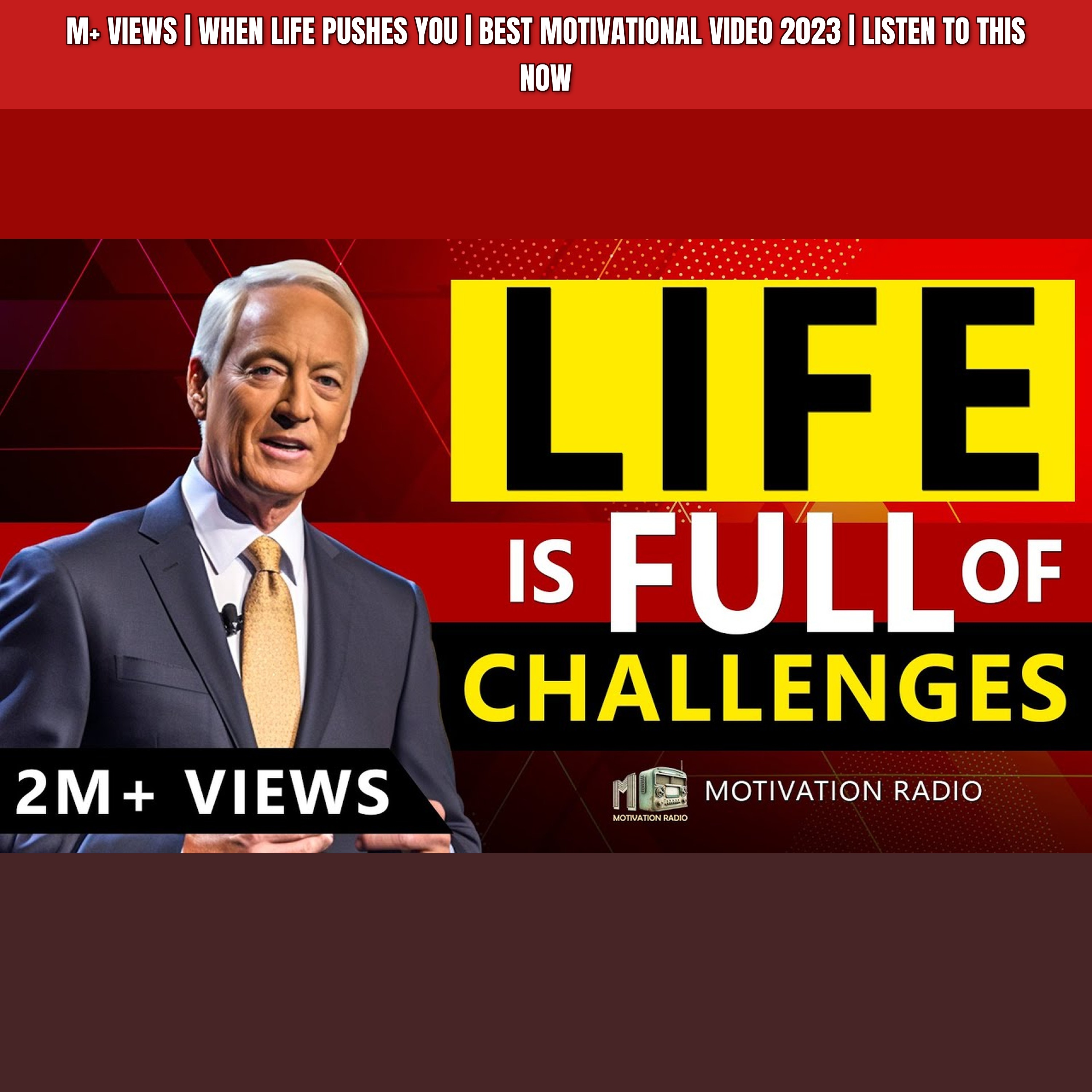 M+ VIEWS | WHEN LIFE PUSHES YOU | Best Motivational Video 2023 | Listen To This Now episode artwork