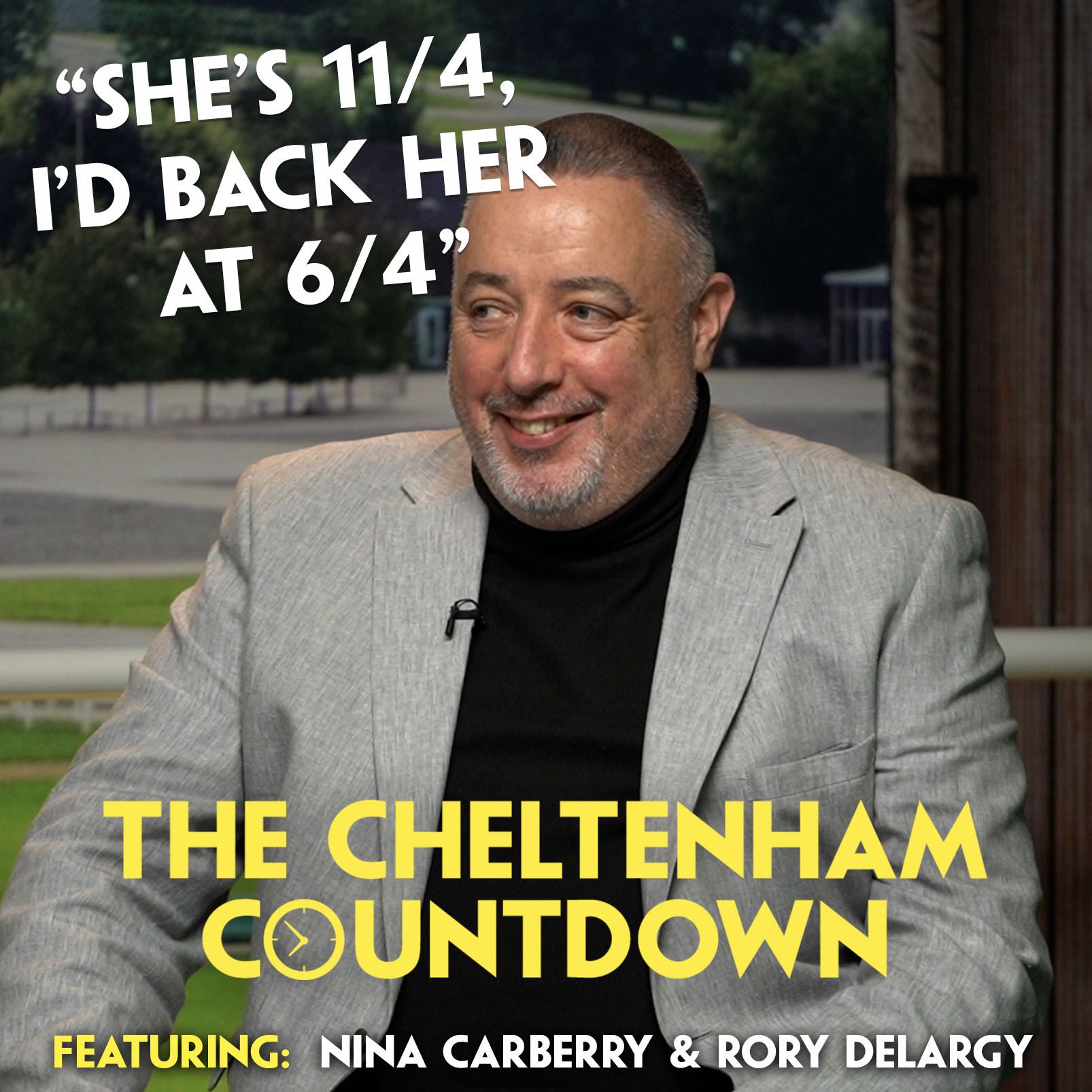 475: “SHE’S 11/4, I’D BACK HER AT 6/4” | CHELTENHAM COUNTDOWN | Rory Delargy | Nina Carberry | 16/1 Tip episode artwork