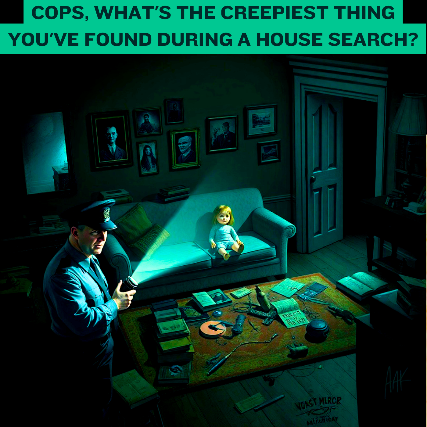 Cops, What's the Creepiest Thing You've Found During a House Search? episode artwork