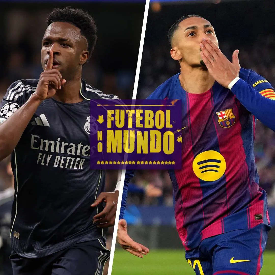 Futebol no Mundo #548: brilho de VINI e RAPHINHA, ingleses ATROPELADOS na Champions e quartas definidas Futebol no Mundo #548: brilho de VINI e RAPHINHA, ingleses ATROPELADOS na Champions e quartas definidas