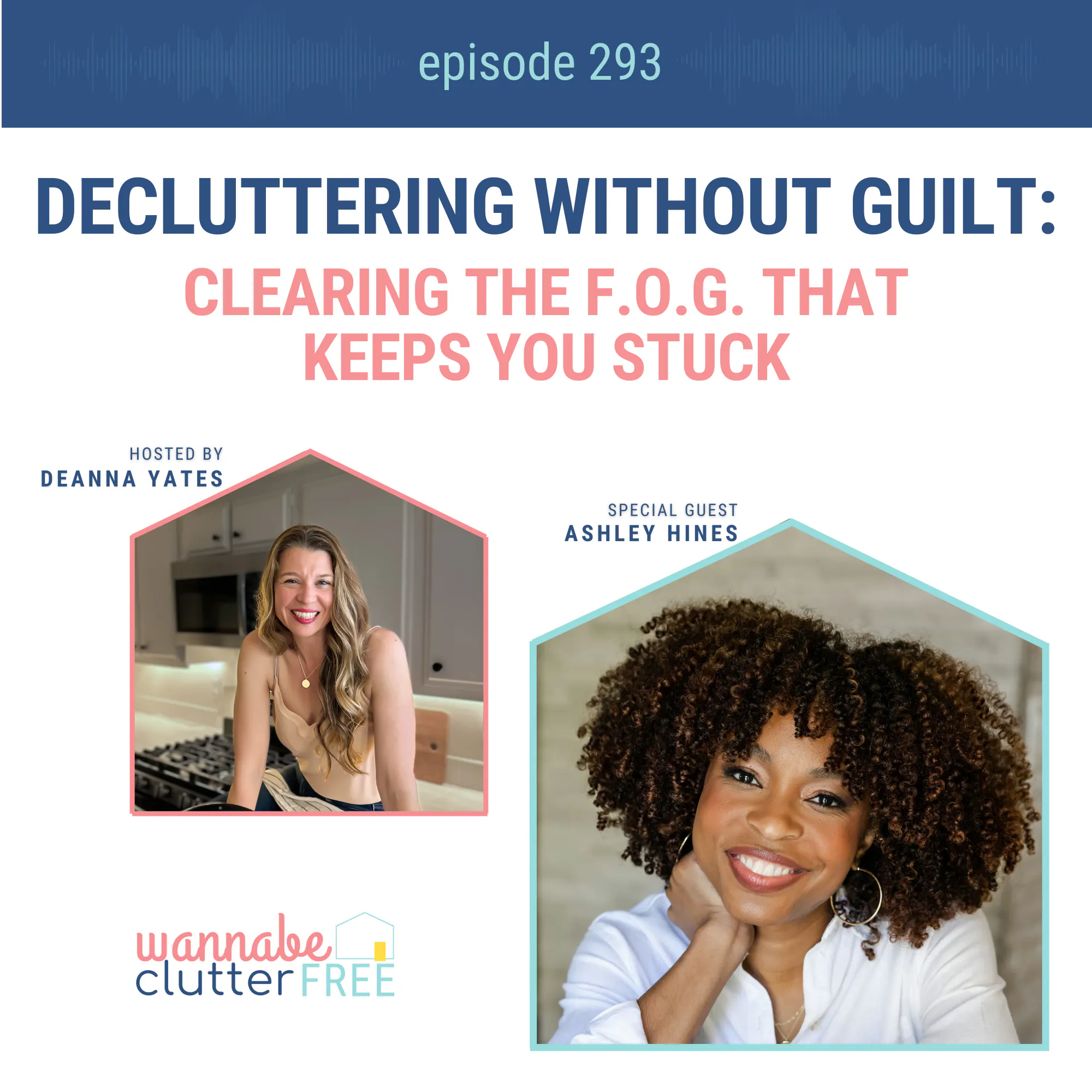 Decluttering Without Guilt: Clearing the F.O.G. That Keeps You Stuck with Ashley Hines (Ep 293) episode artwork