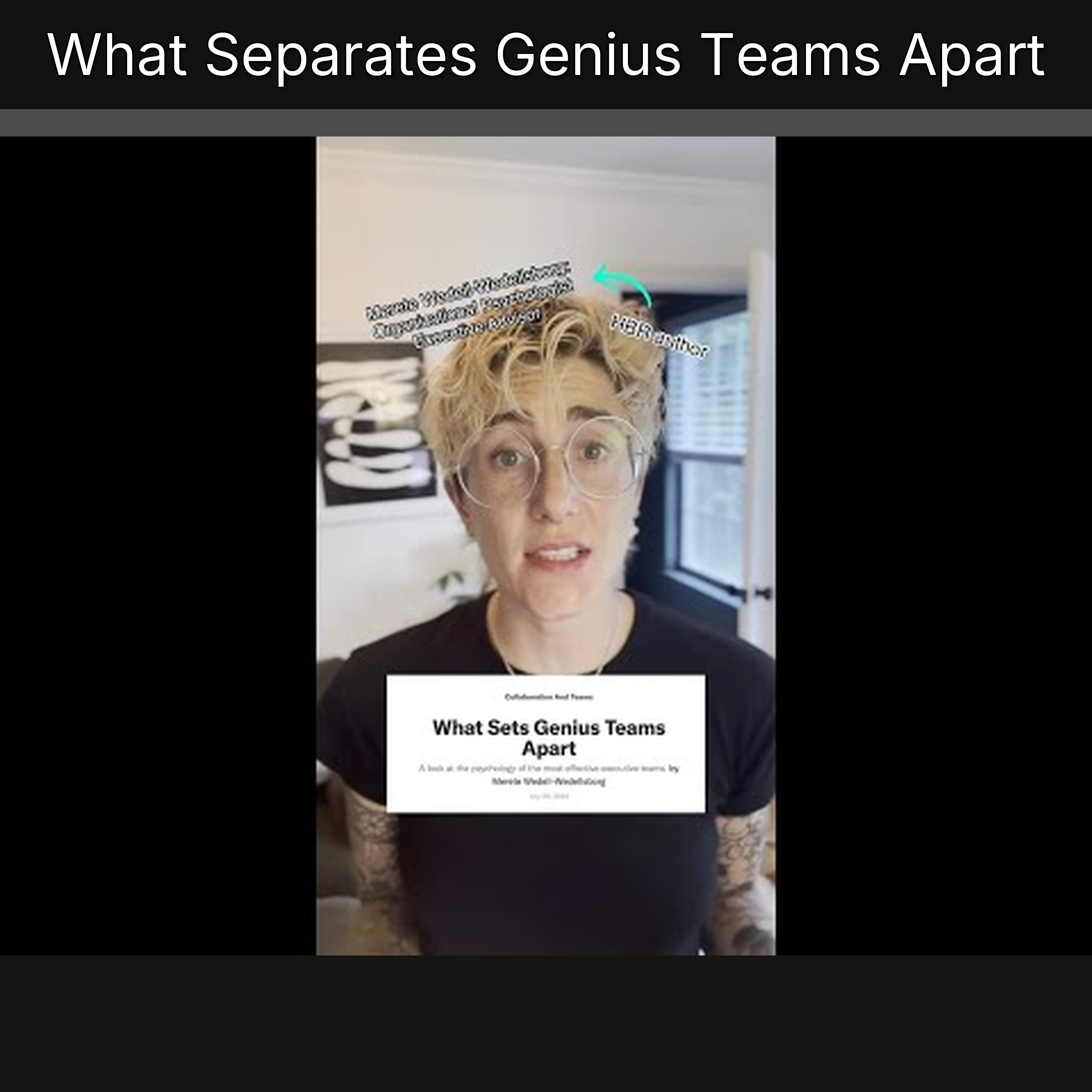 What Separates Genius Teams Apart episode artwork